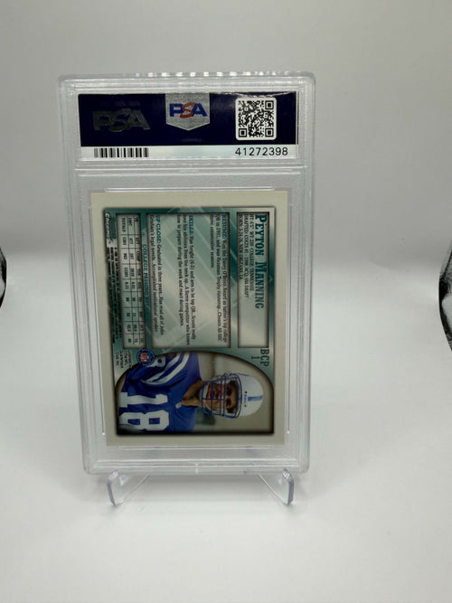 1998 Bowman Chrome Preview Peyton Manning PSA 10
