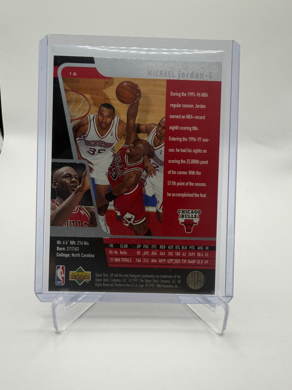 1996-97 Upper Deck SP Michael Jordan #16 Base
