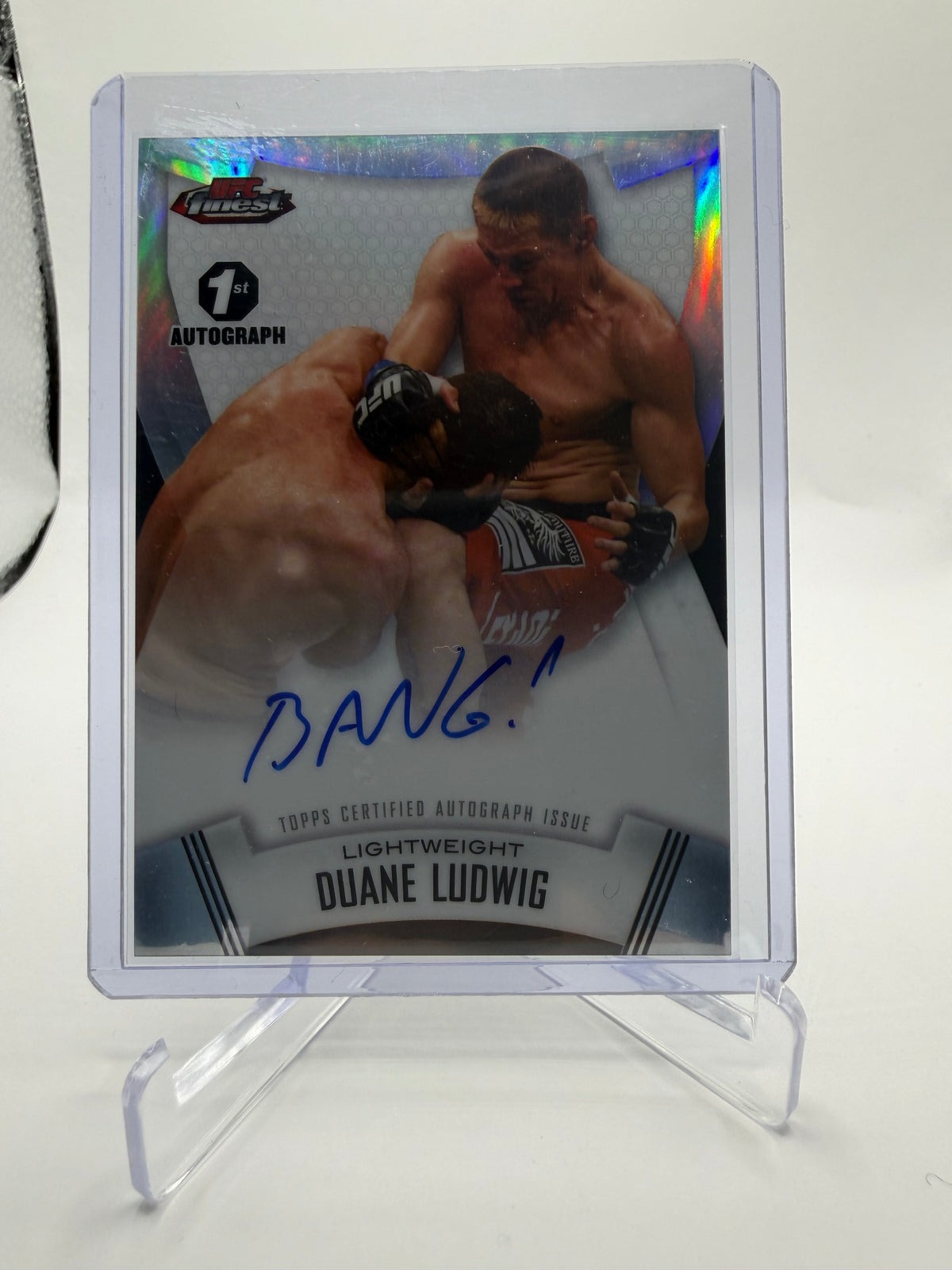 2012 Topps UFC Finest Finest Fighters Autographs Duane Ludwig #A-DL 1st Autograph