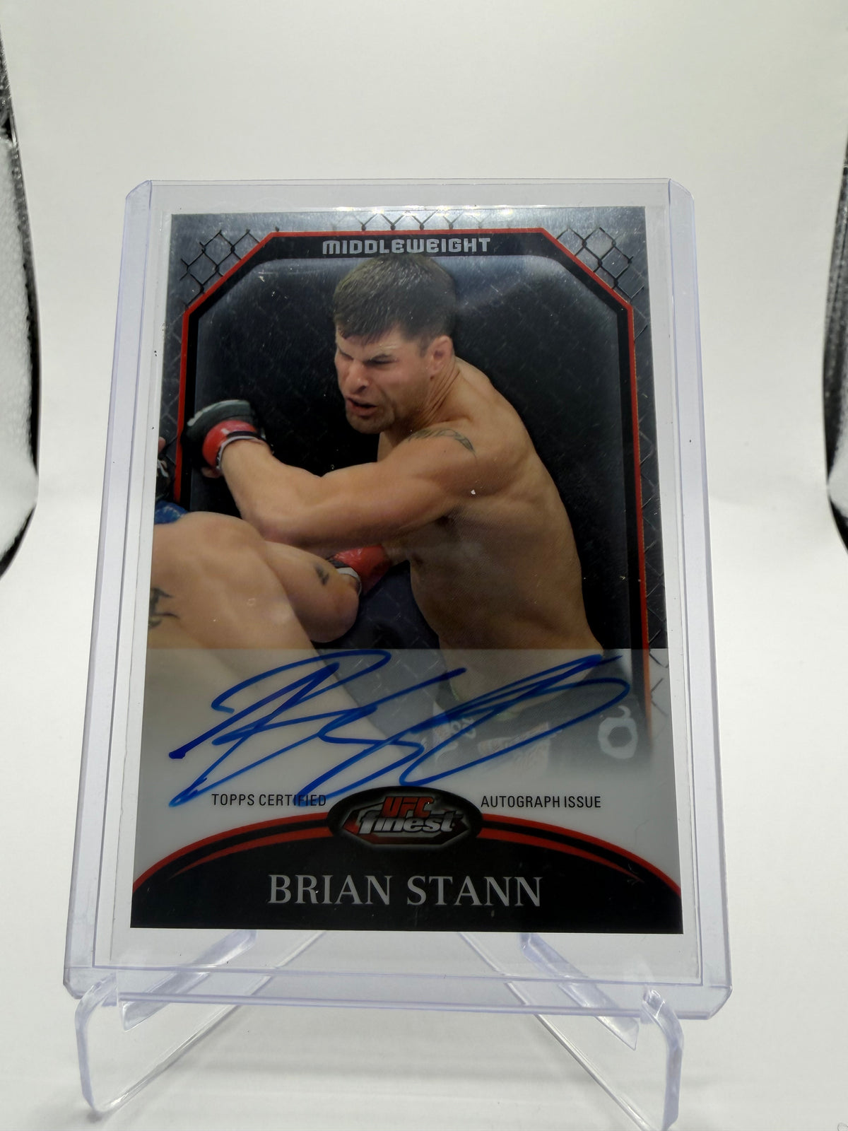 2011 Topps Finest UFC Finest Fighters Autographs Brian Stann #A-BST