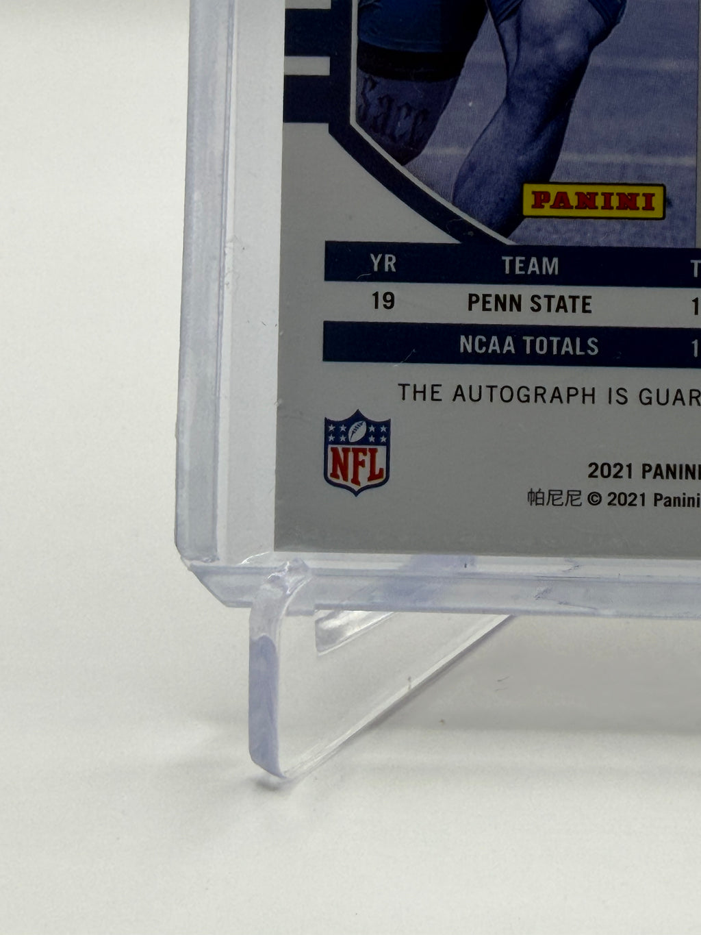 2021 Panini Absolute Football Micah Parsons Rookie Autographs Spectrum Orange #158 Auto RC /75