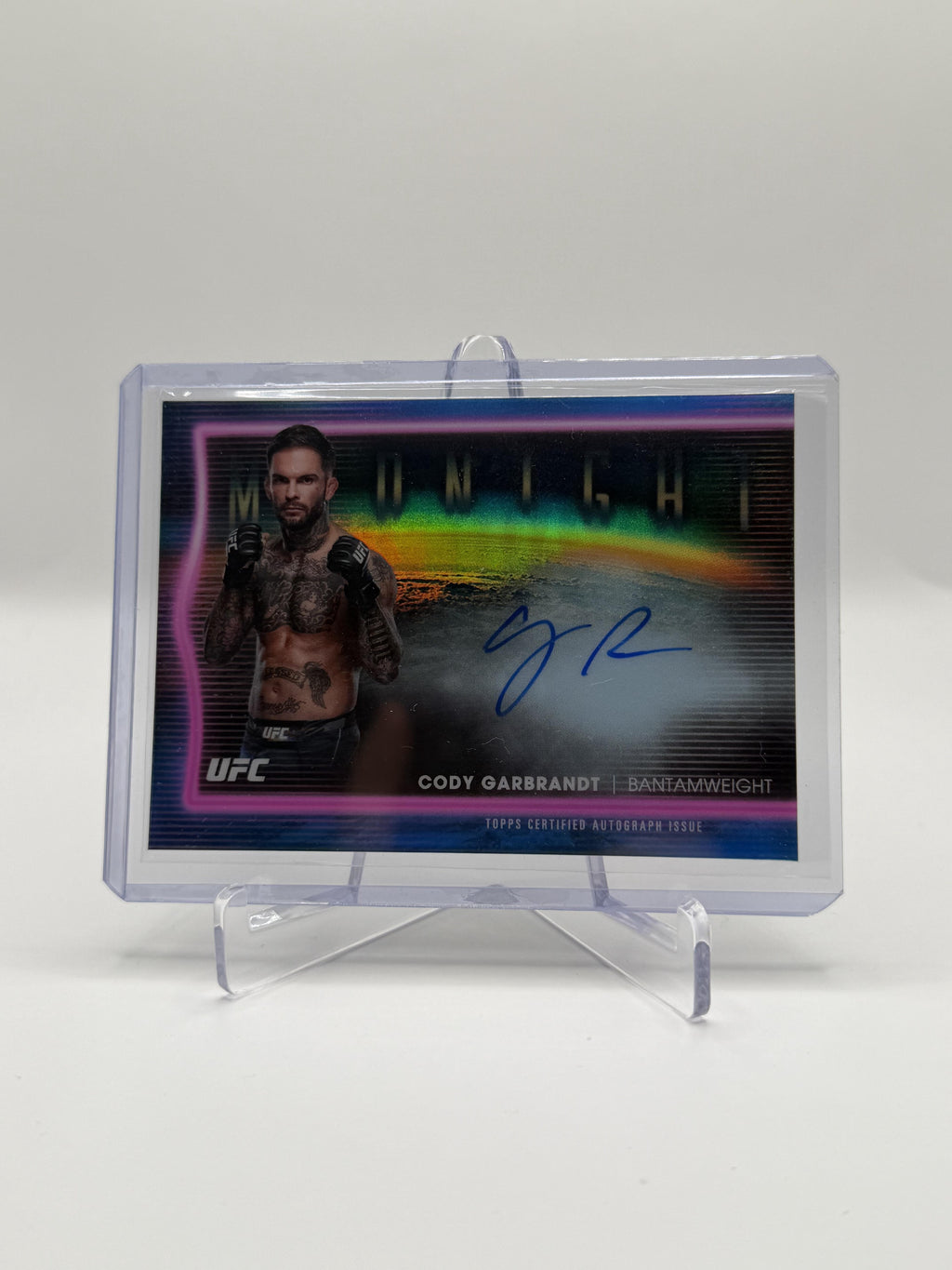 2025 Topps Midnight UFC #HNS-CG Cody Garbrandt Horizon Signatures