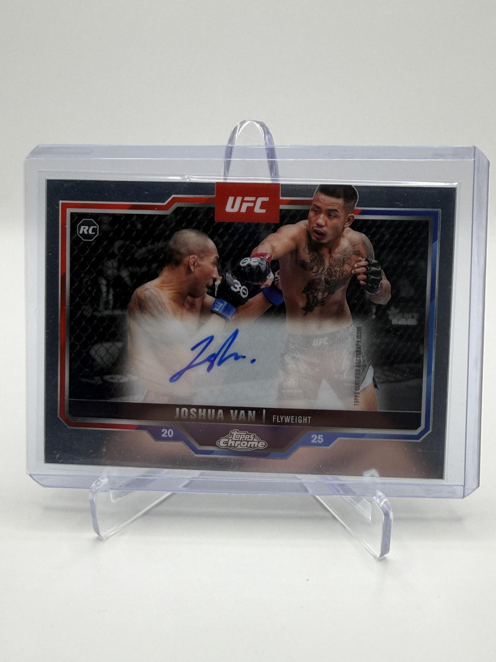 2025 Topps Chrome UFC #CRA-JV Joshua Van Chrome Rookie Autographs