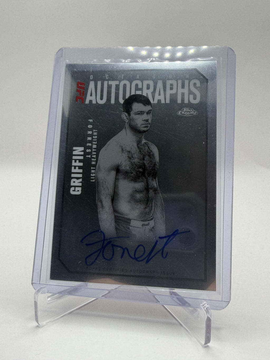 2025 Topps Chrome UFC Forrest Griffin Octagon Legends Autographs