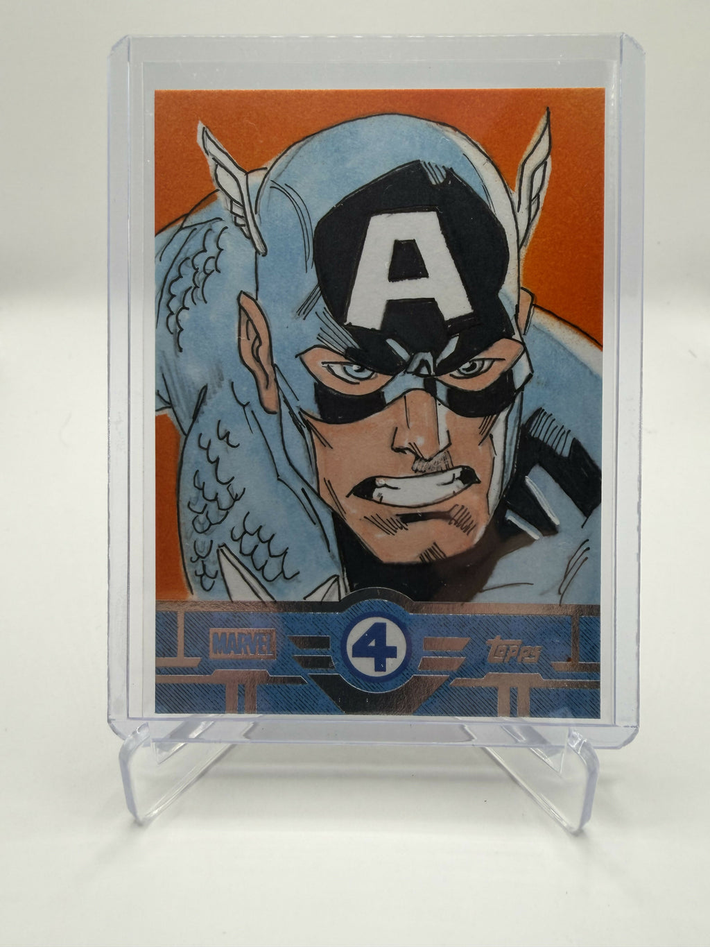 2026 Topps Fantastic Four Captain America Sketch