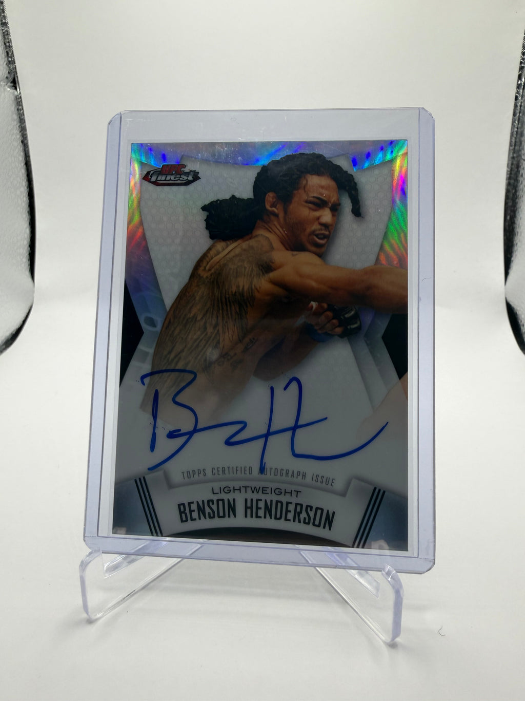 2012 Topps UFC Finest Finest Fighters Autographs Benson Henderson #A-BH Auto