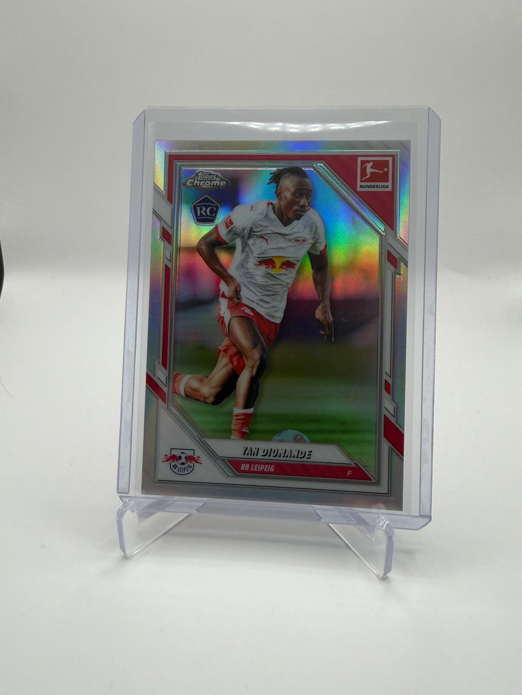 2025-26 Topps Chrome Bundesliga Yan Diomande Rookie Refractor #59