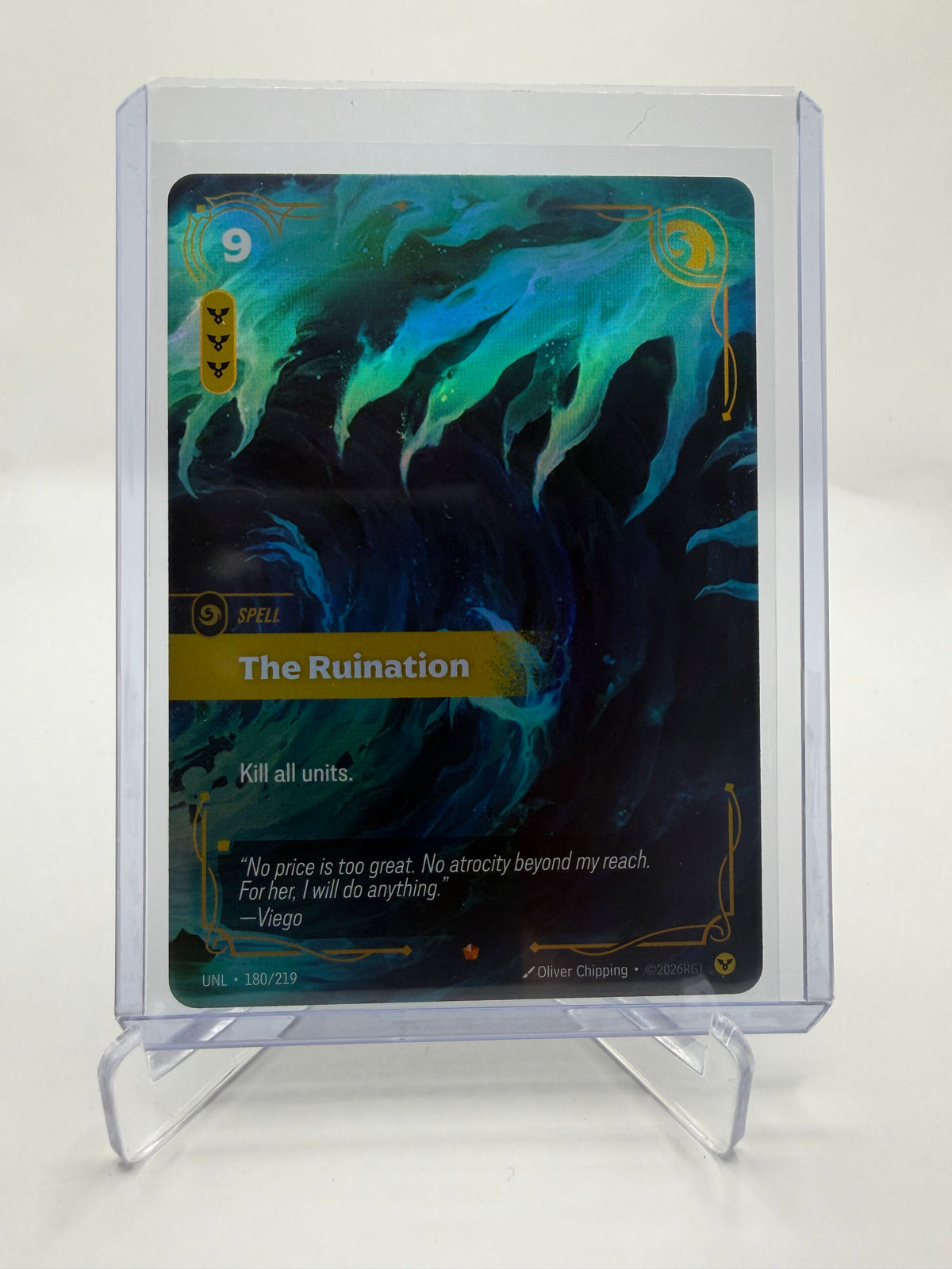 The Ruination - League of Legends TCG Foil Spell Card