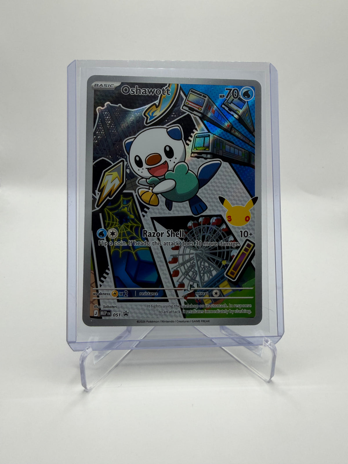 2026 Pokémon TCG Mega Evolution Black Star Promo Oshawott #051