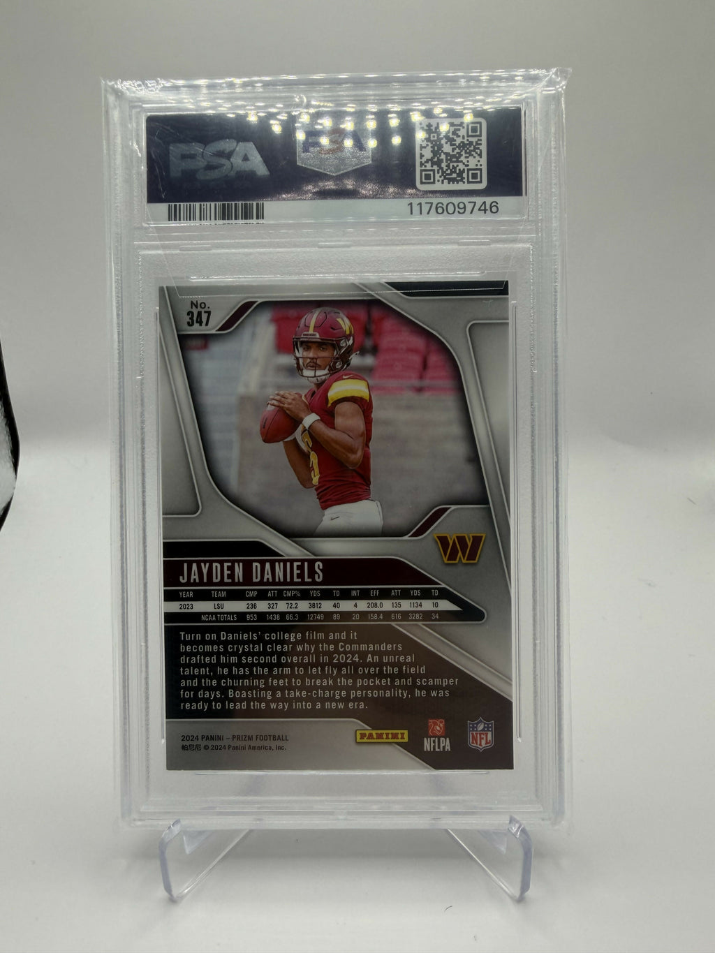 2024 Prizm Jayden Daniels Base PSA 10