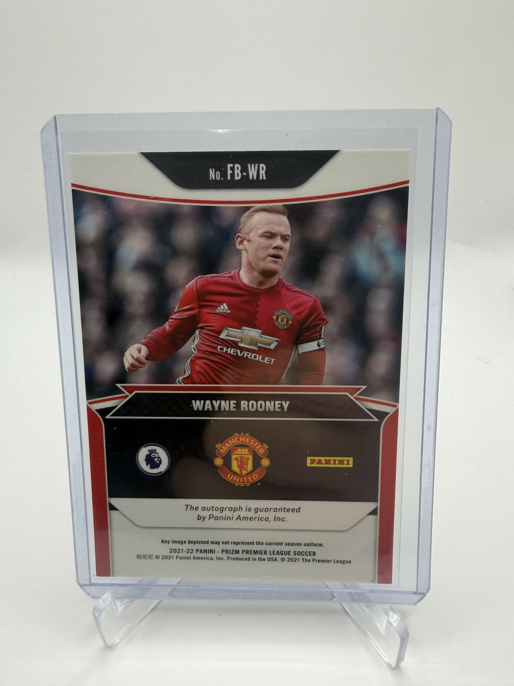 2021 Prizm Flashback Wayne Rooney Auto