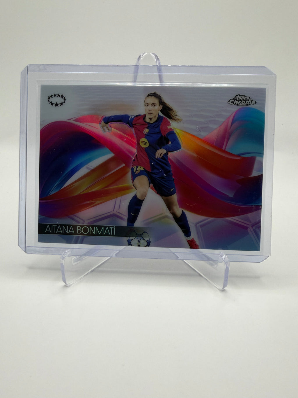 2024-25 Topps Chrome UEFA Women's Champions League Aitana Bonmatí Helix #H-1
