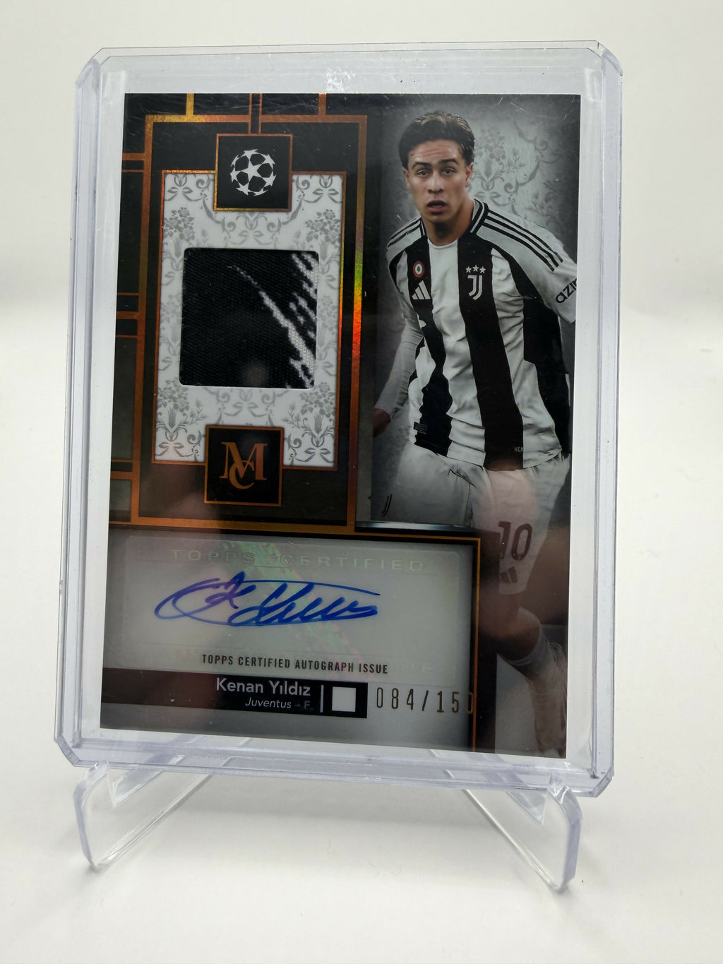 2024-2025 Topps Museum Kenan Yildiz Patch Auto /199
