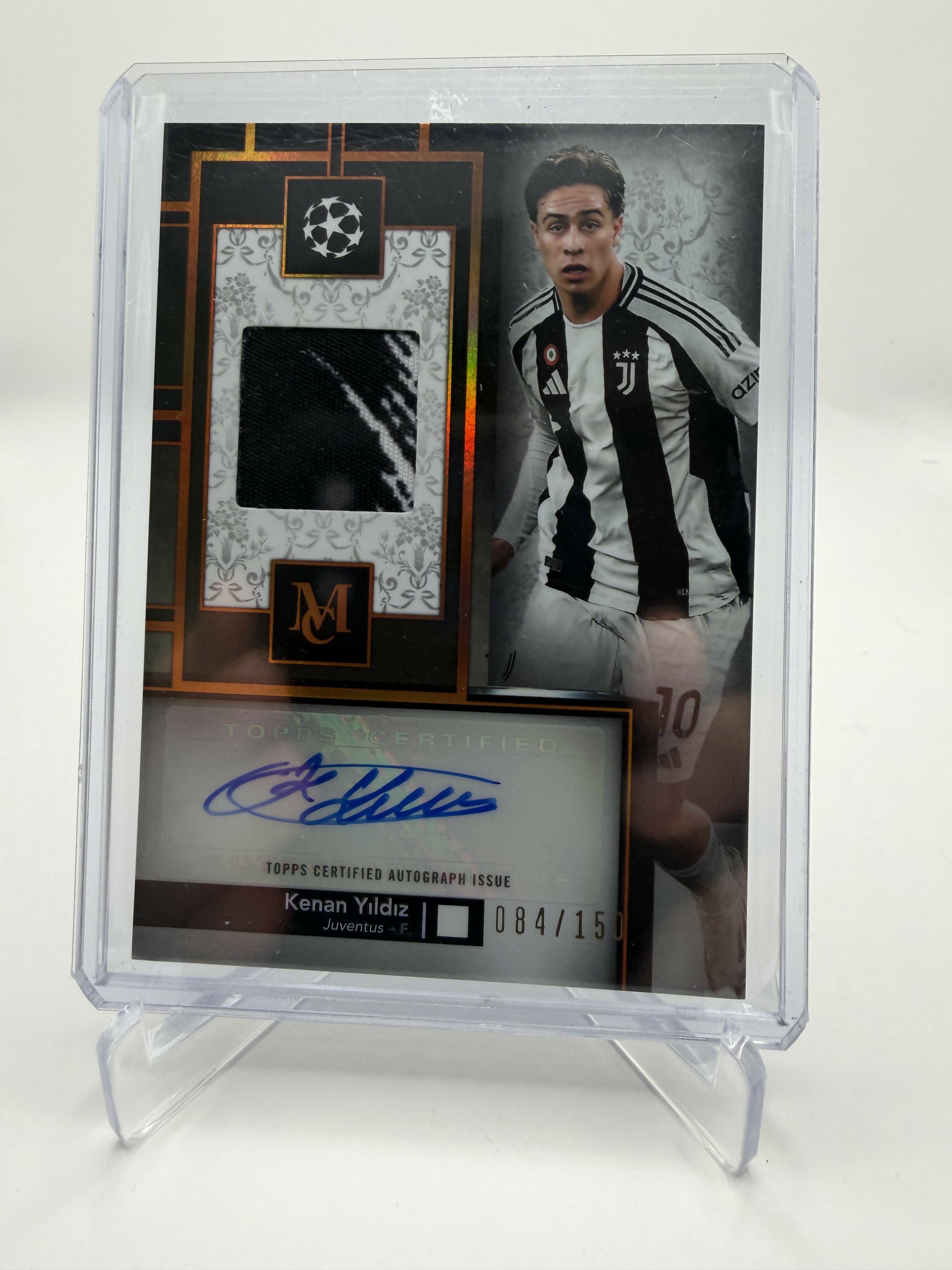 2024-2025 Topps Museum Kenan Yildiz Patch Auto /199