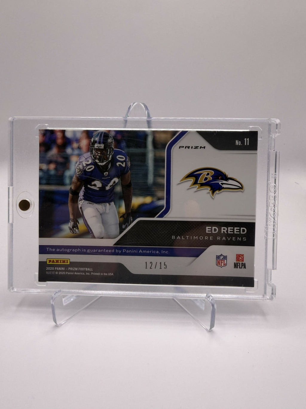 2020 Panini Prizm Ed Reed Franchise Legends Auto /15