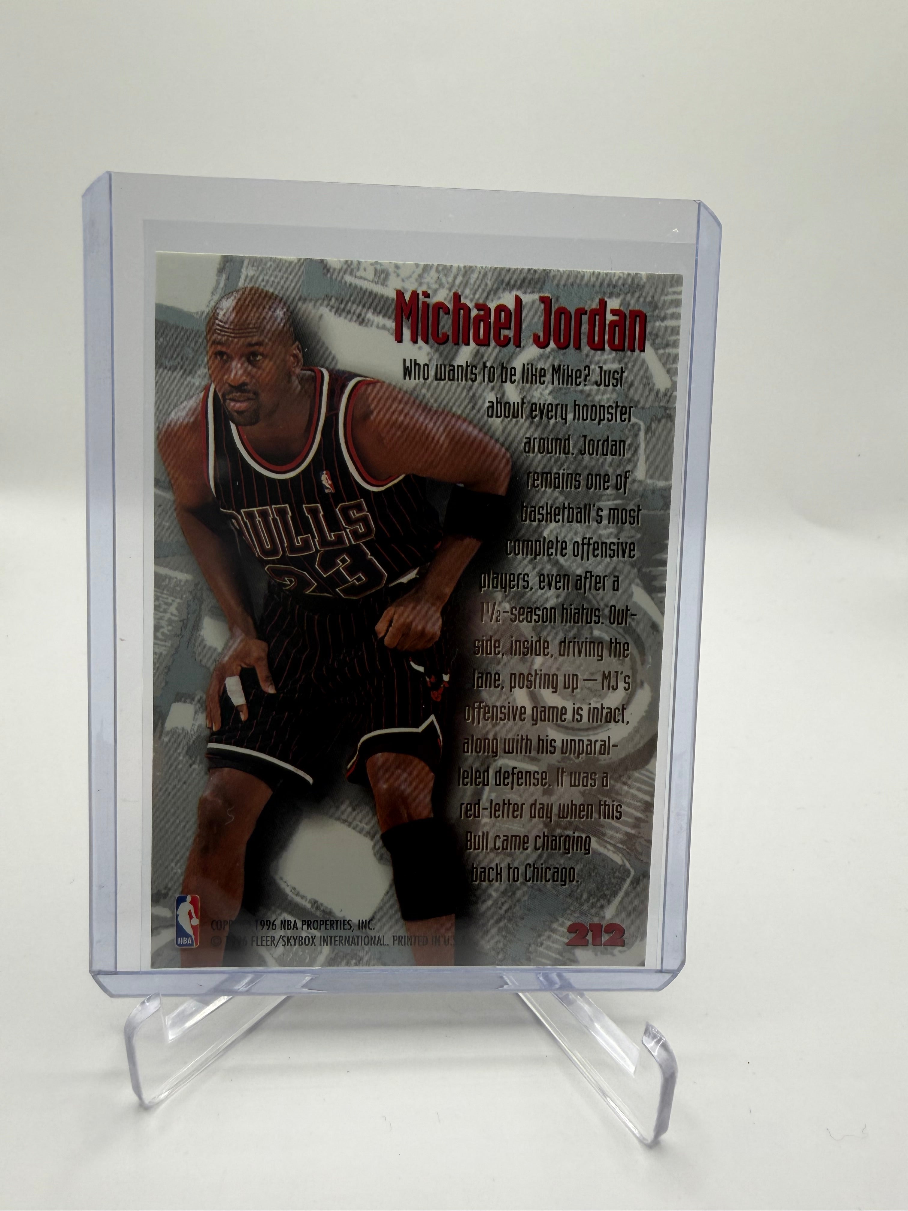 1996-97 Fleer Metal Michael Jordan Nuts & Bolts #212
