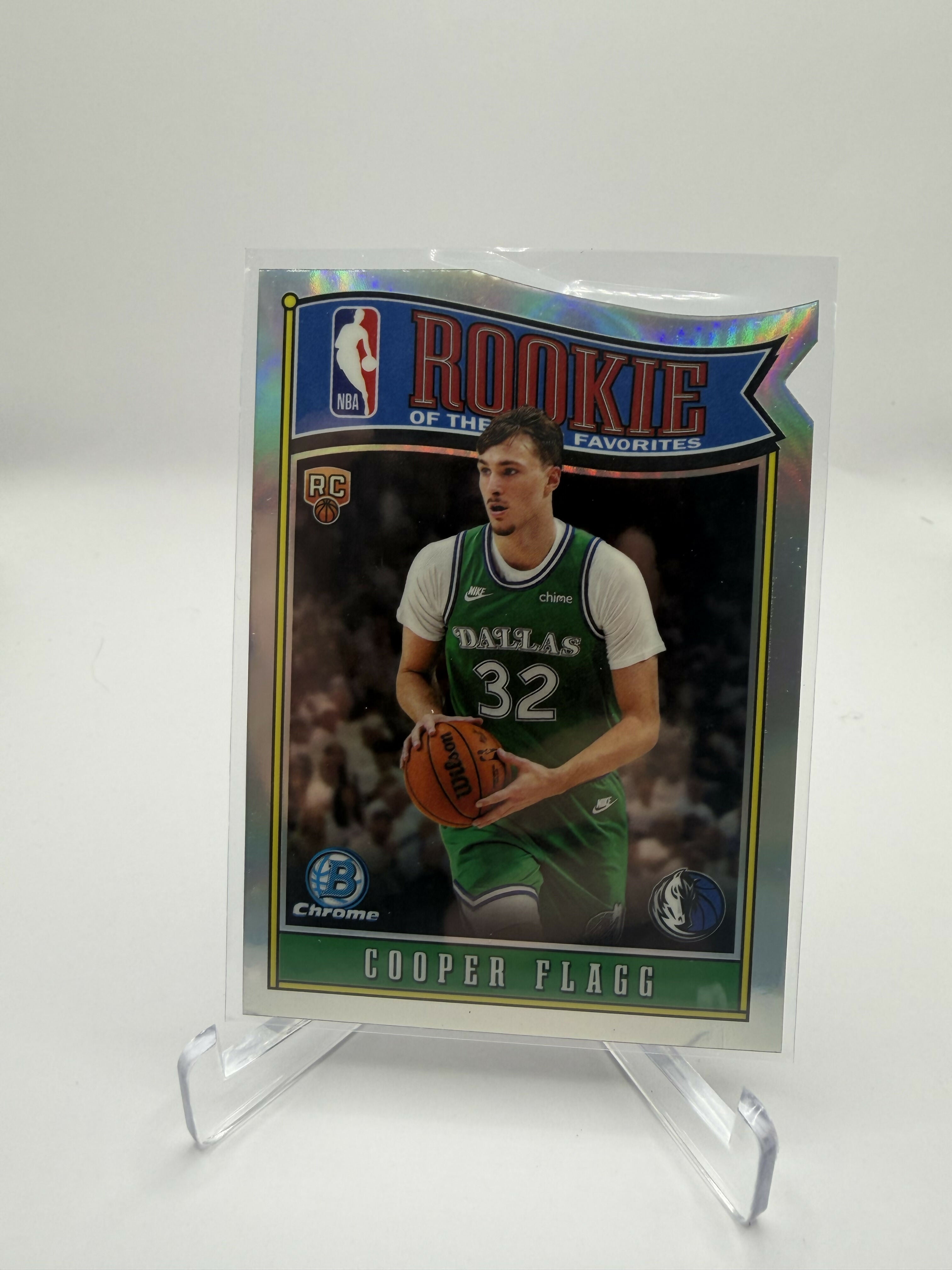 2025-2026 Cooper Flagg Bowman Chrome Rookie of the Year Die Cut Refractor
