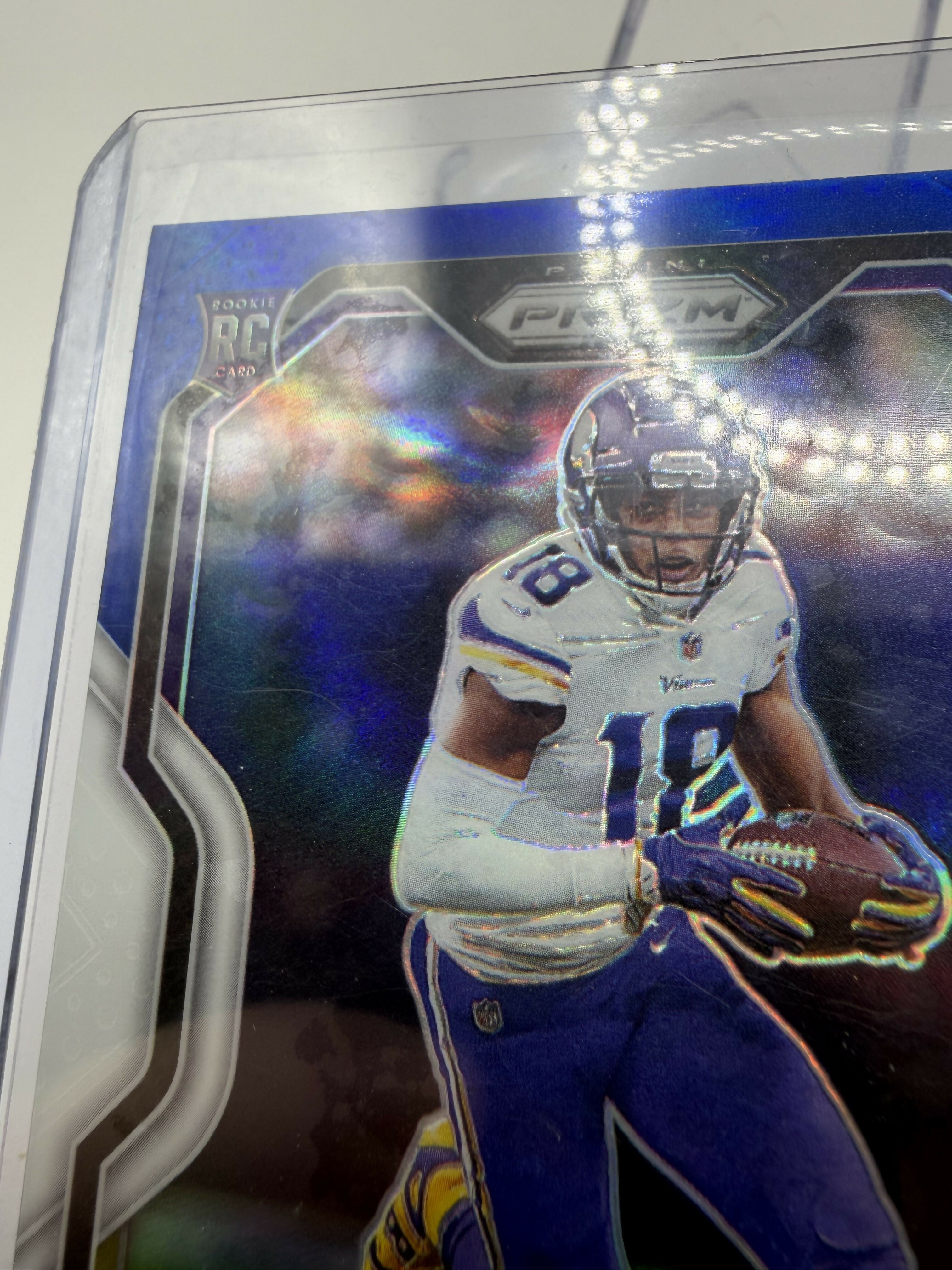 2020 Panini Prizm Justin Jefferson Red White Blue Rookie *Slight Damage*