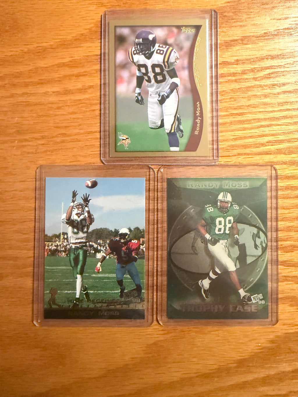 1998 Randy Moss Rookie Card Lot
