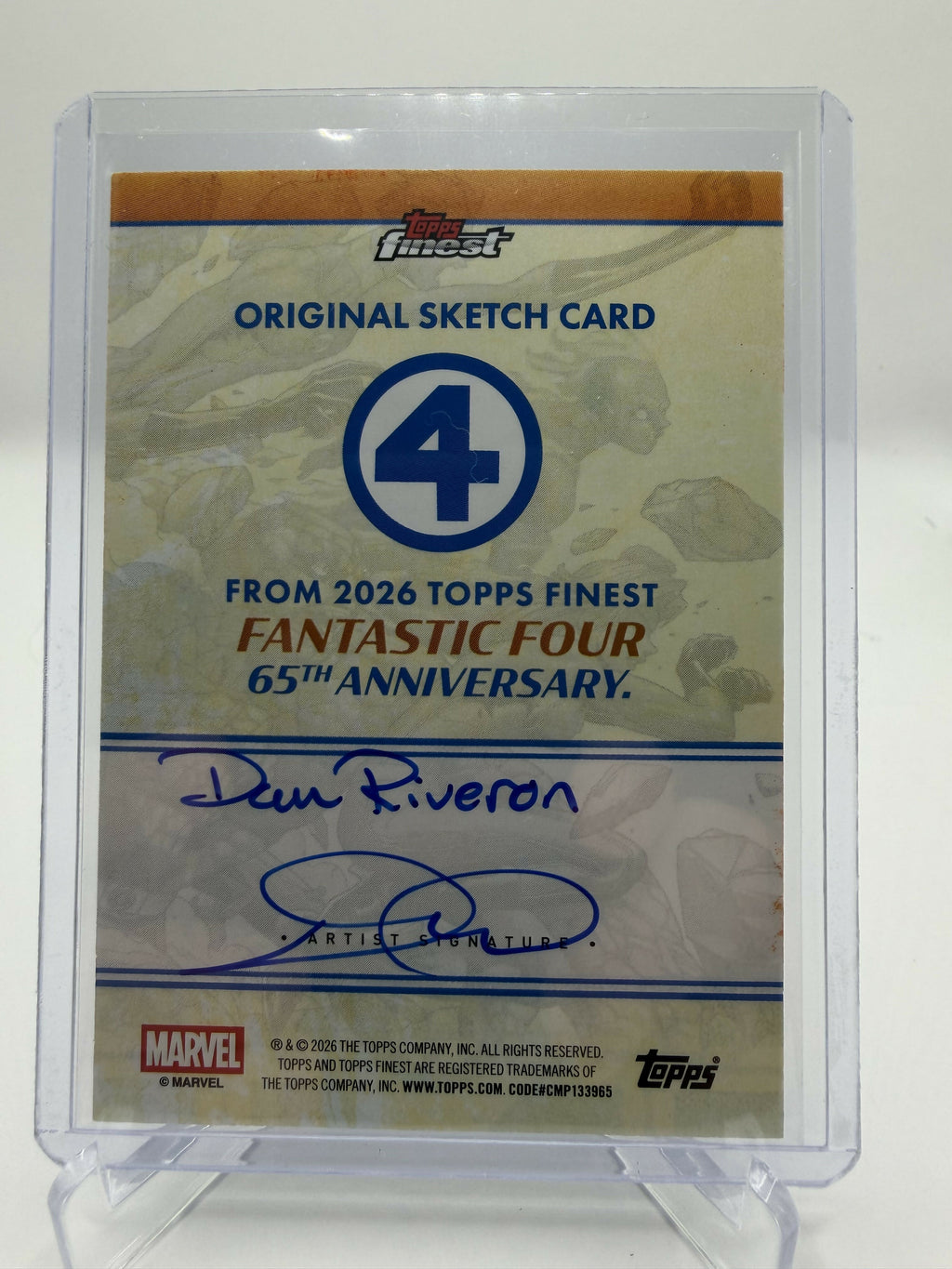 2026 Topps Fantastic Four Captain America Sketch