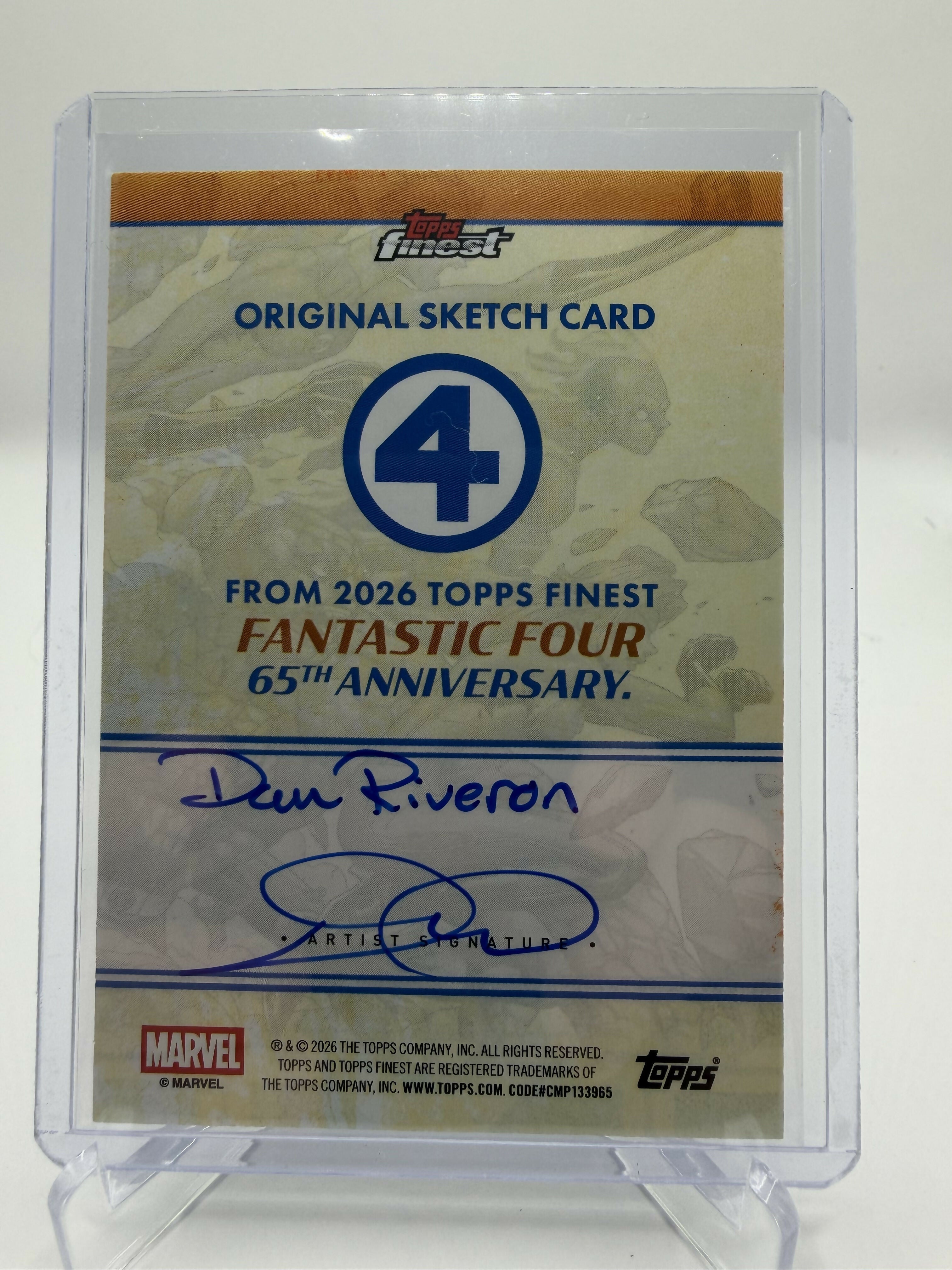 2026 Topps Fantastic Four Captain America Sketch