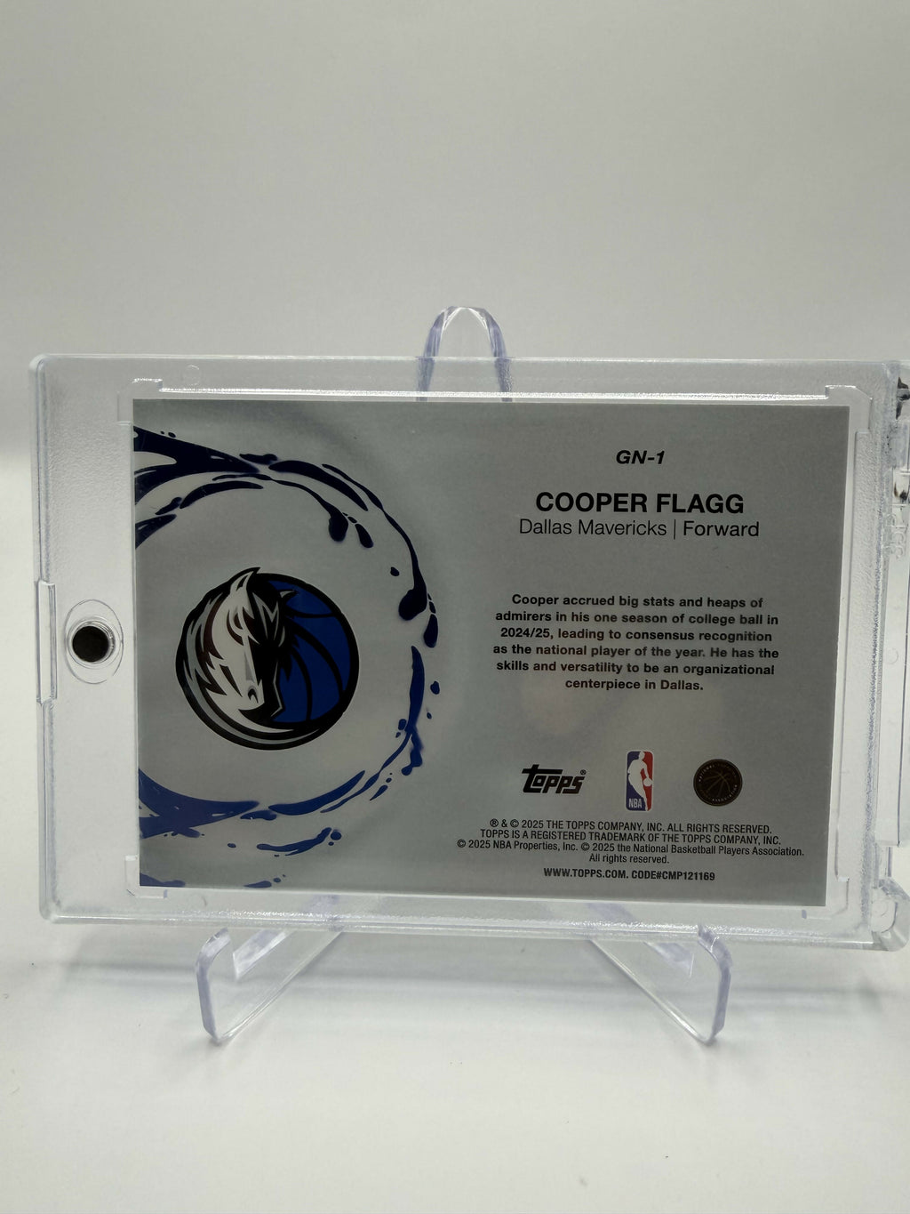 2025 Topps Chrome Cooper Flagg Generation Now Holo