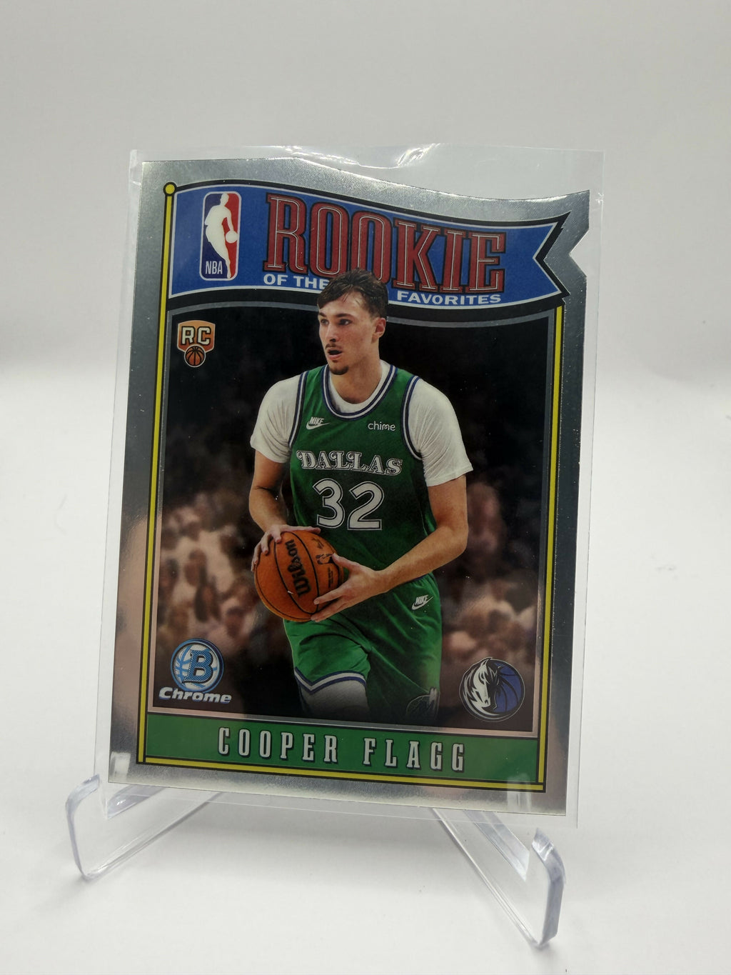 2025-2026 Topps Bowman Chrome Cooper Flagg Rookie of the Year Diecut Base