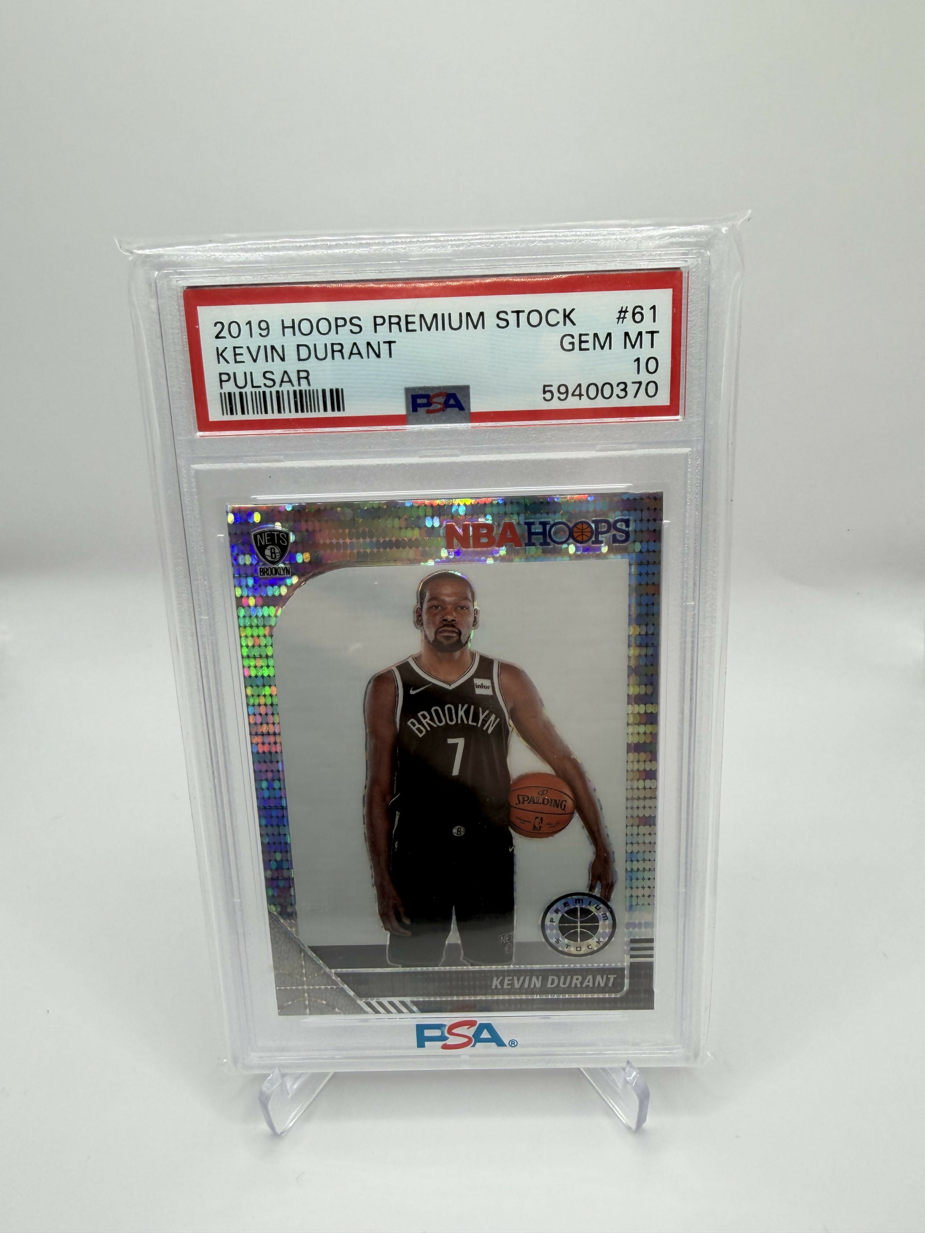 2019 Hoops Premium Stock Kevin Durant Pulsar PSA 10
