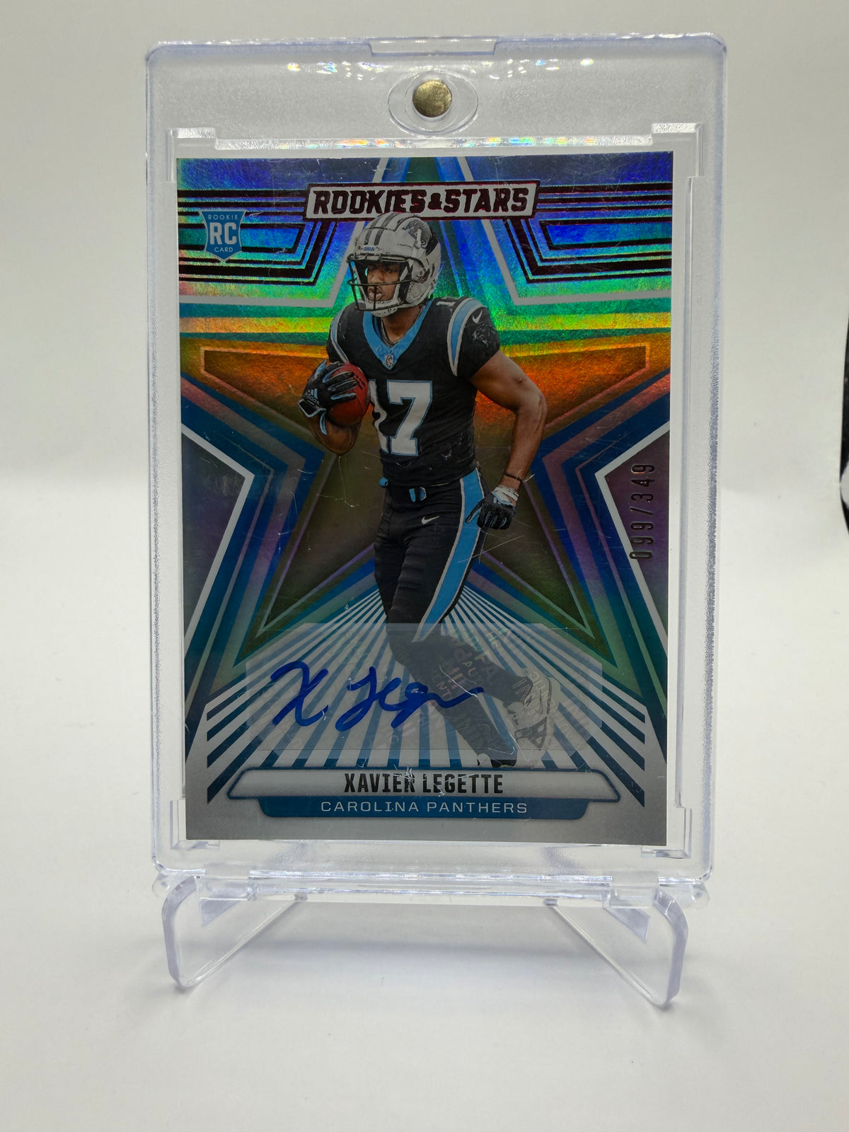 2024 Panini Rookies & Stars Football Xavier Legette Rookie Autograph Holofoil /349 #199