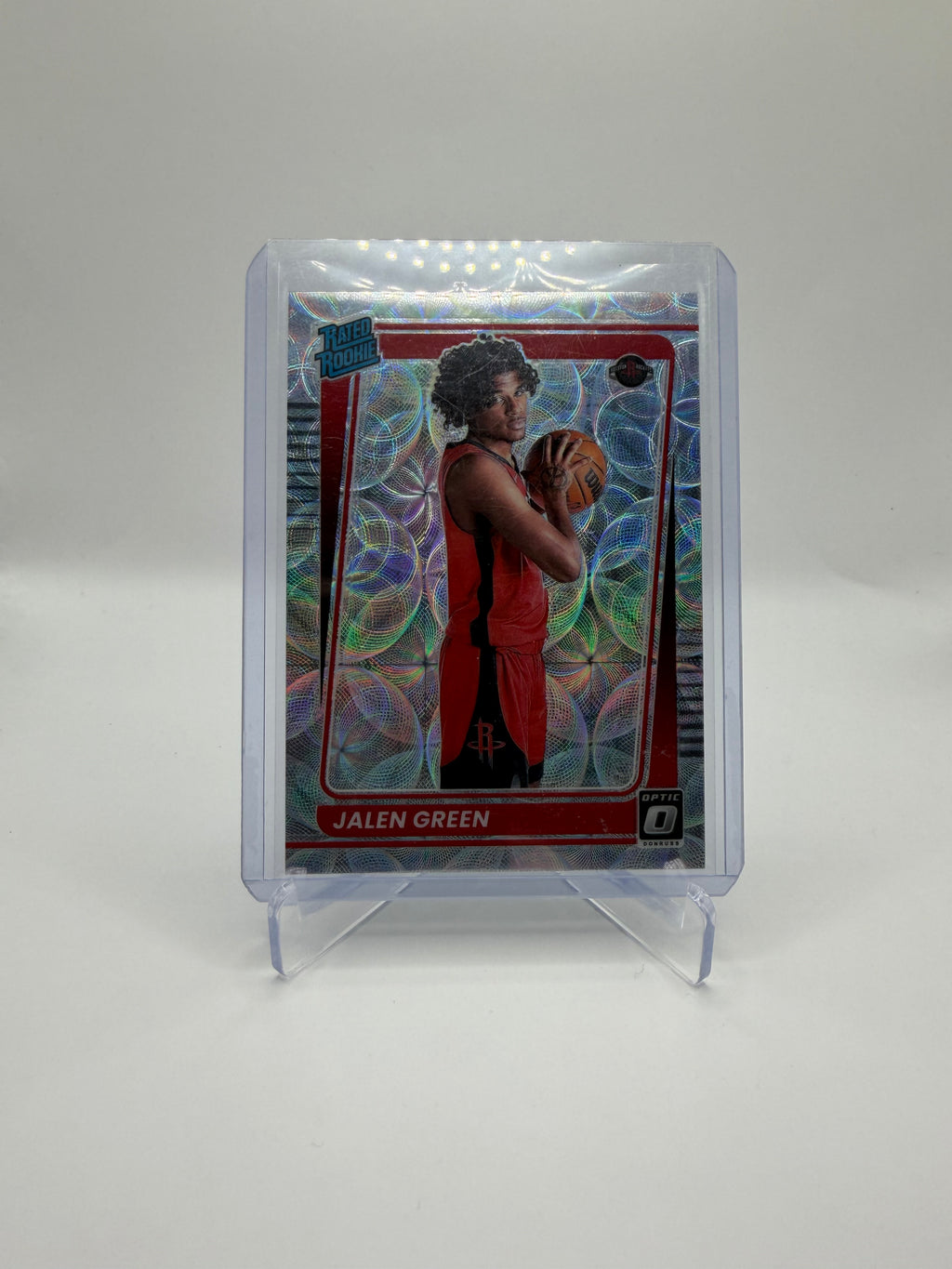 2021-22 Panini Donruss Optic Basketball Jalen Green Rated Rookie Scope Prizm #159 /249