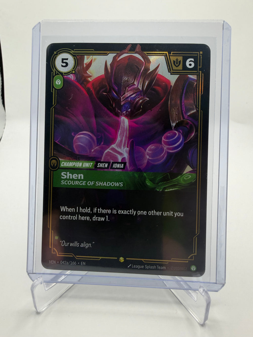 Shen, Scourge of Shadows #042a/166 Foil Alternate Art