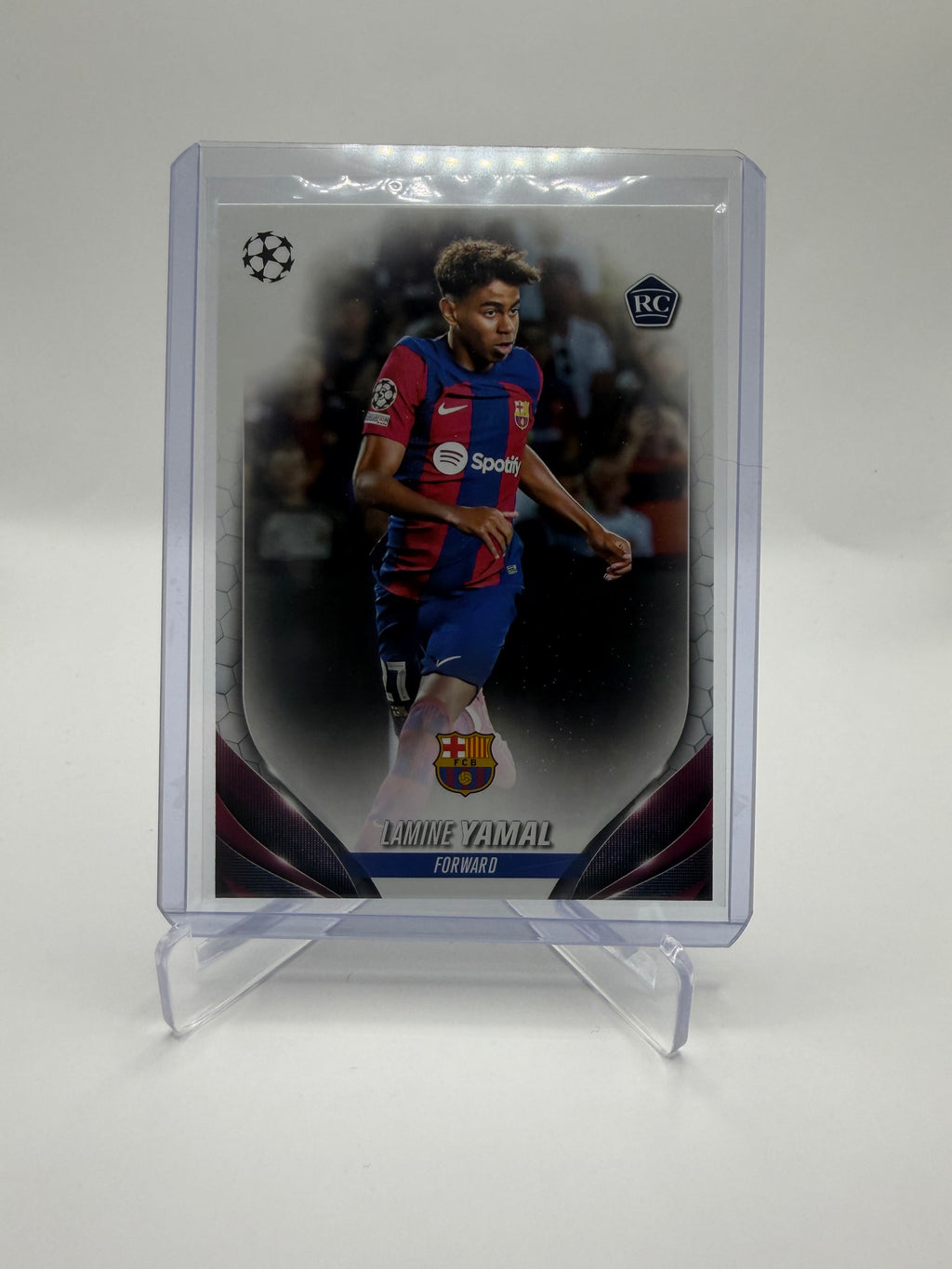 2023-24 Topps UEFA Club Competitions Lamine Yamal Rookie Card #64 - Base