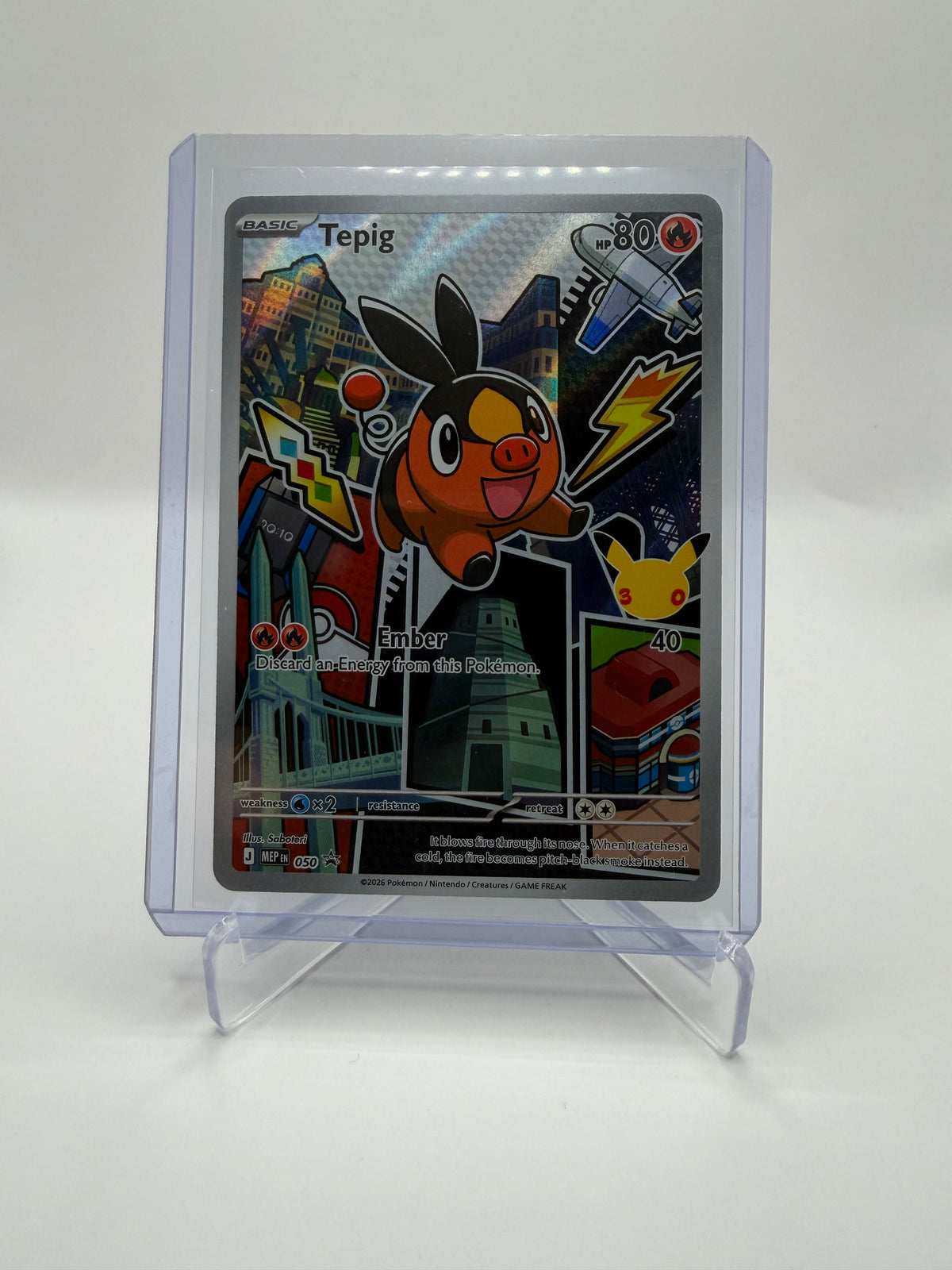 2026 Pokémon TCG Tepig Mega Evolution Black Star Promo #050
