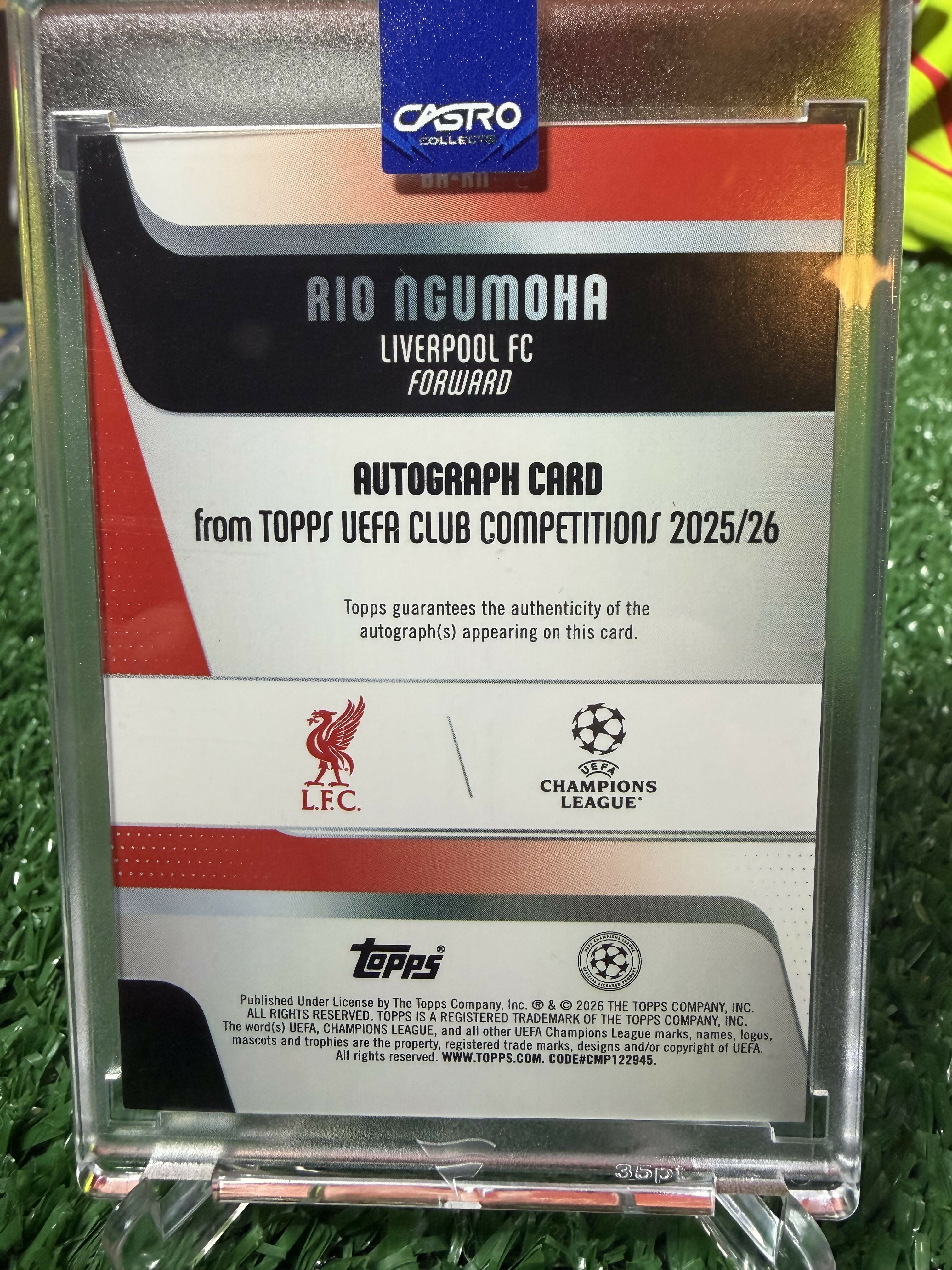 2025-2026 UCC Flagship Rio Nguomha /50 Auto