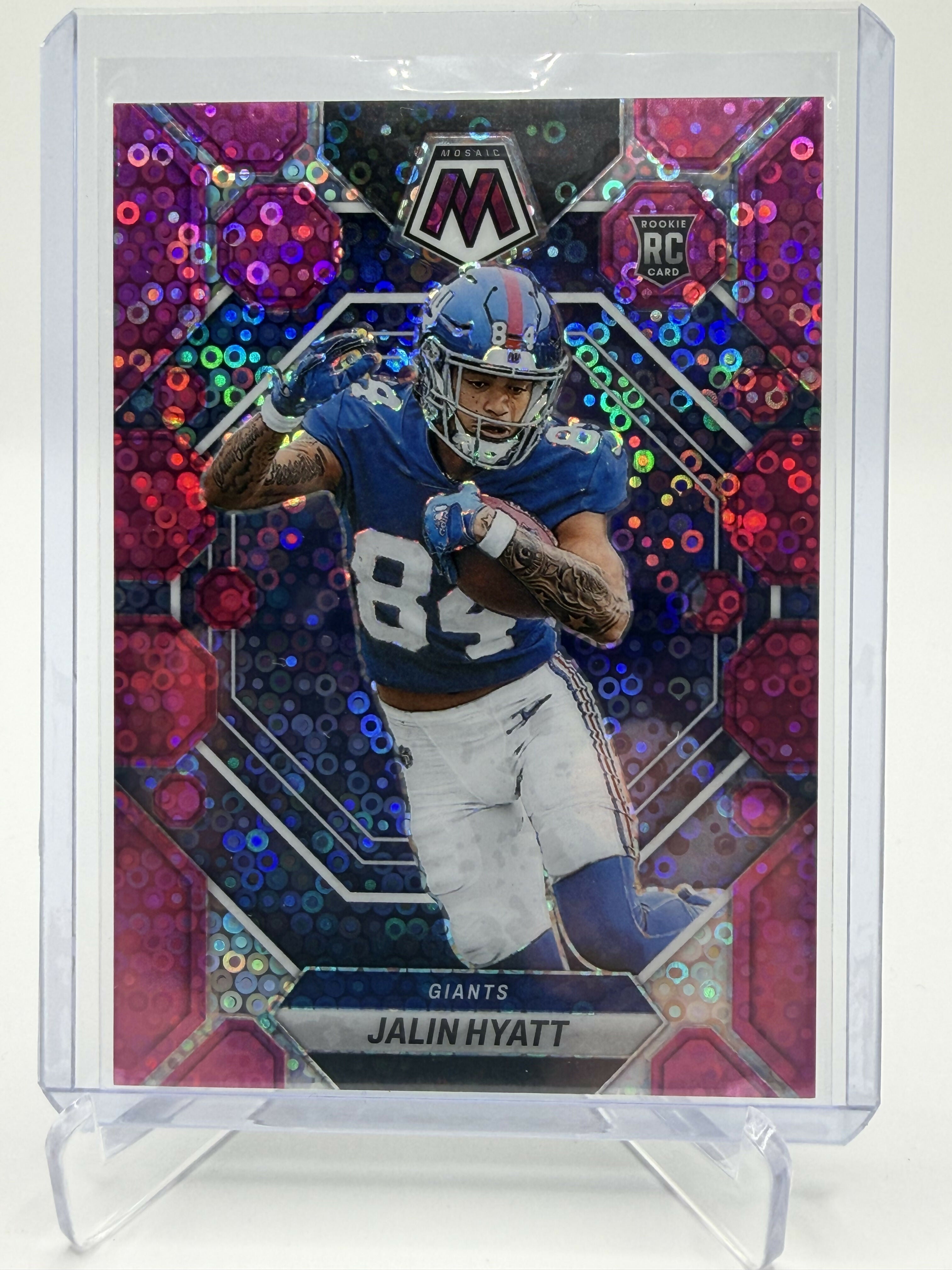 2023 Panini Mosaic No Huddle Jalin Hyatt Pink Disco /20