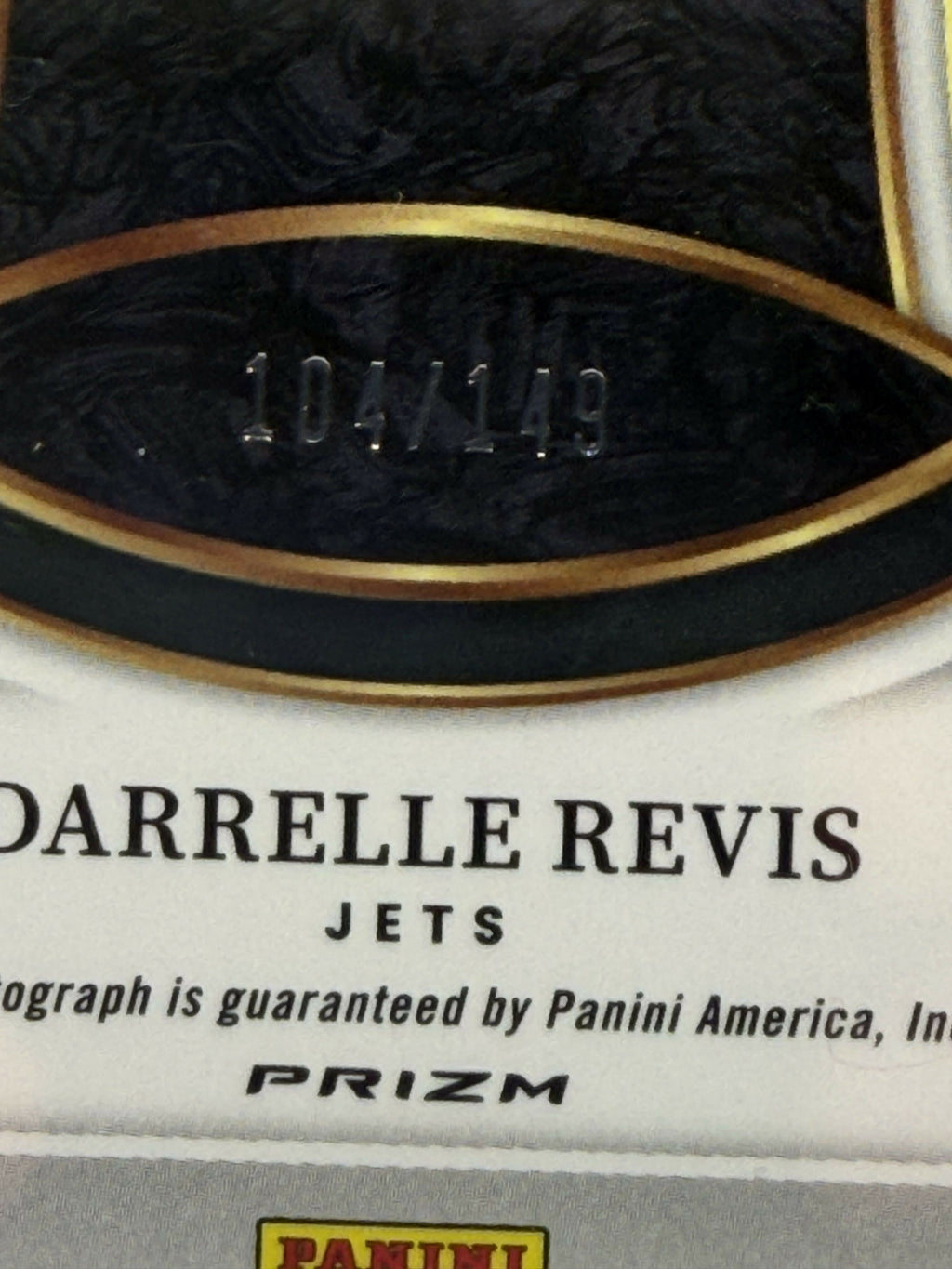 2025 Panini Select Darrelle Revis Auto /149 Blue