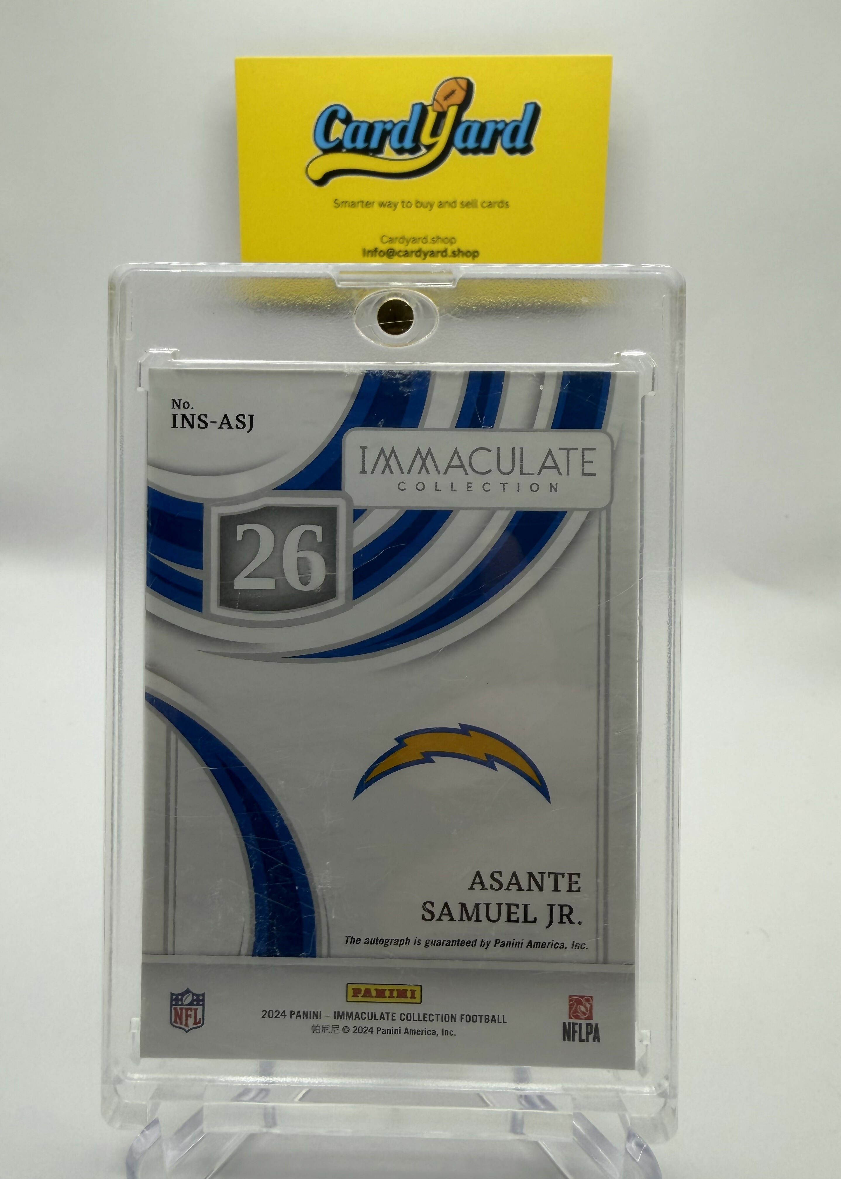 2024-2025 Immaculate Asante Samuel Jr auto /26