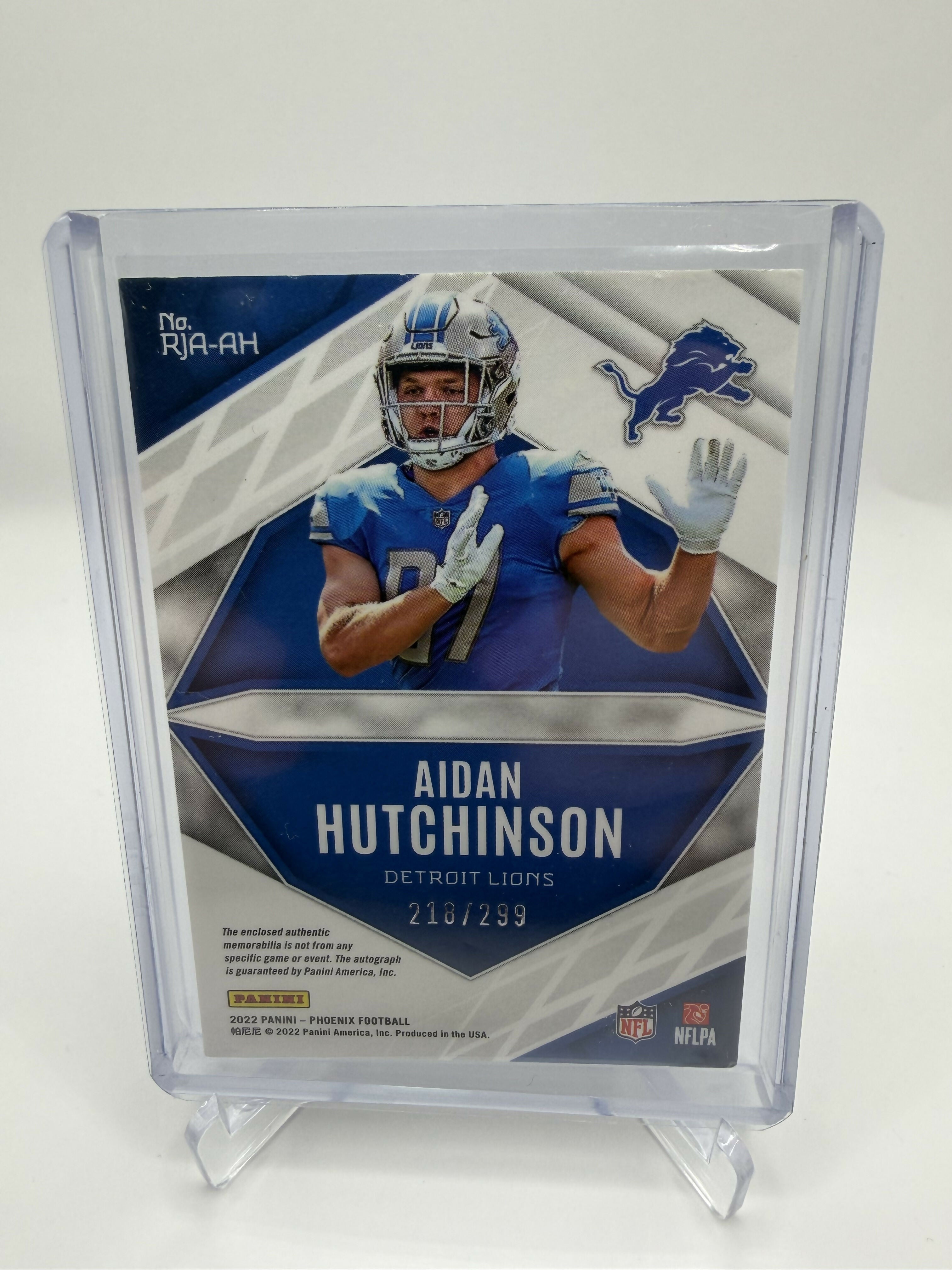2022 Panini Phoenix Aidan Hutchinson RPA /299