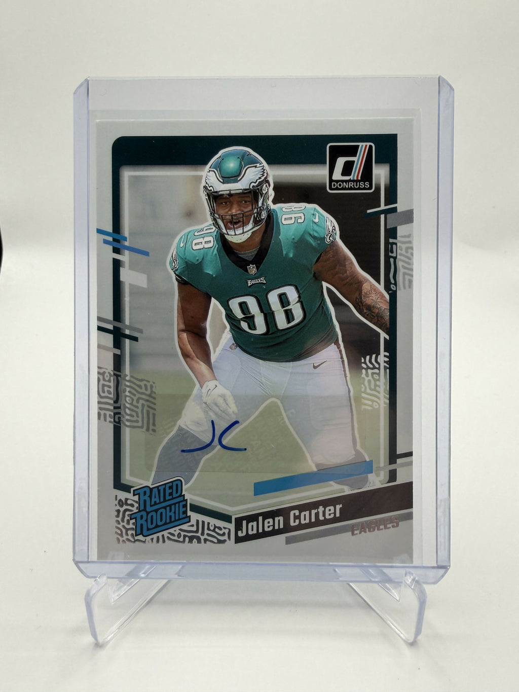 2023 Panini Donruss Jalen Carter Rated Rookie Auto