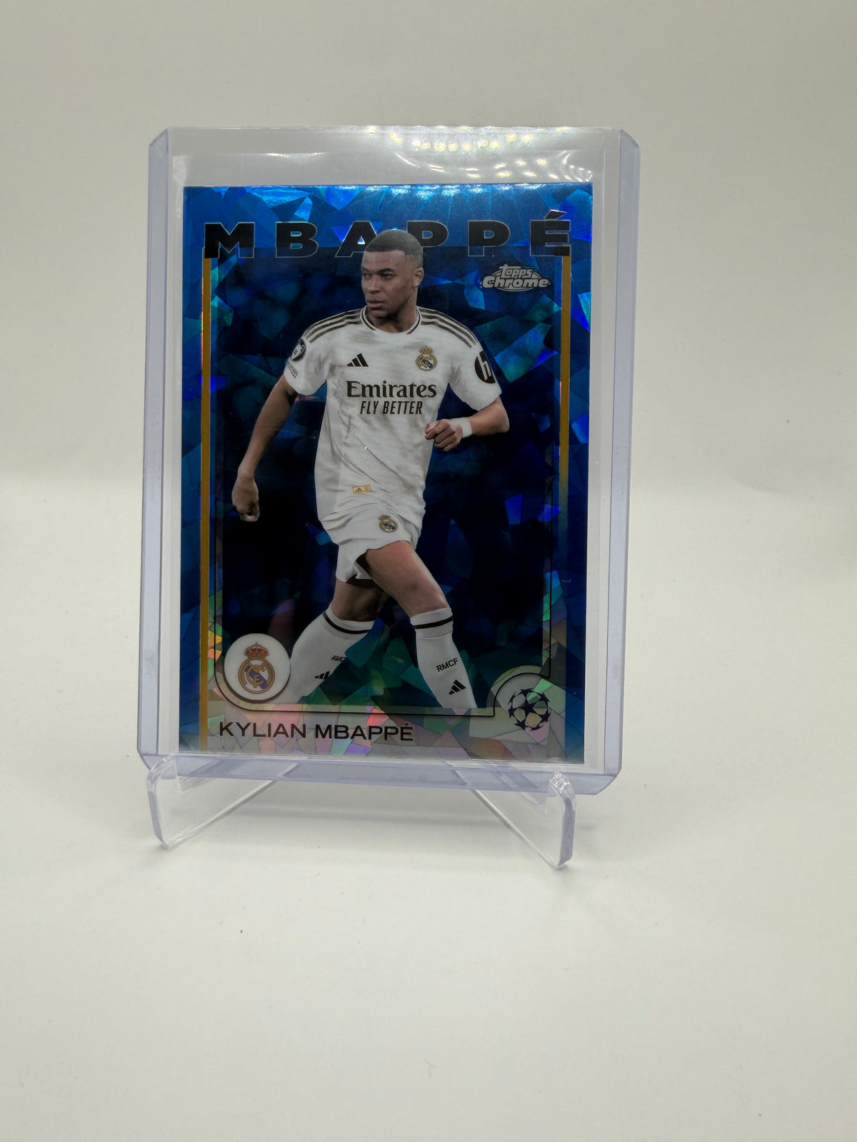 2024-25 Topps Chrome UEFA Club Competitions Sapphire Kylian Mbappé #1