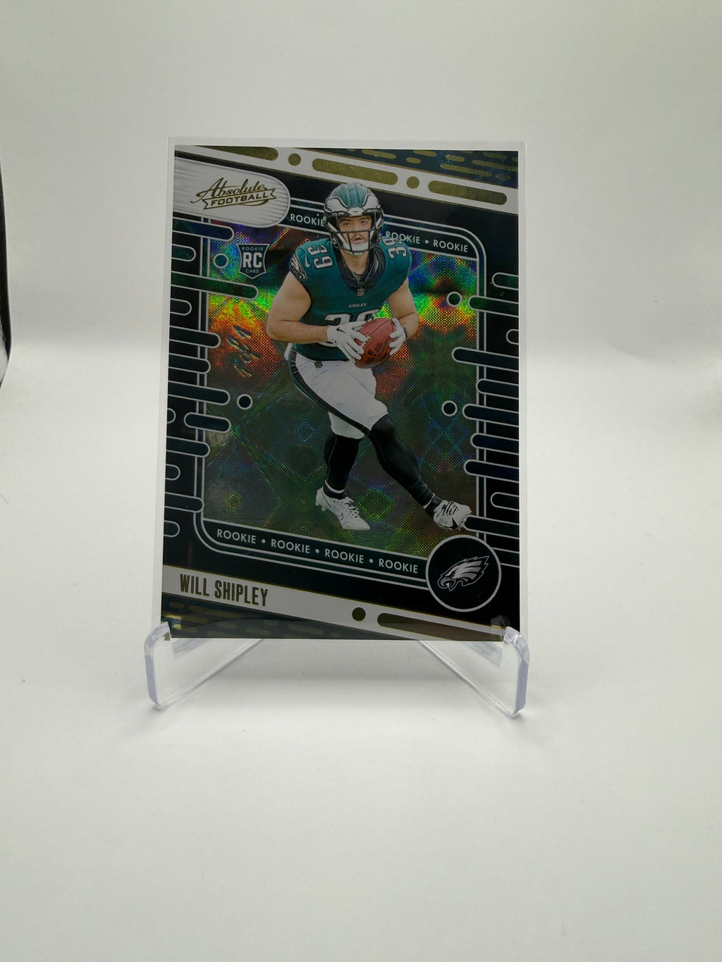 2024 Panini Absolute Football Will Shipley Rookie Black 1 of 1 #187