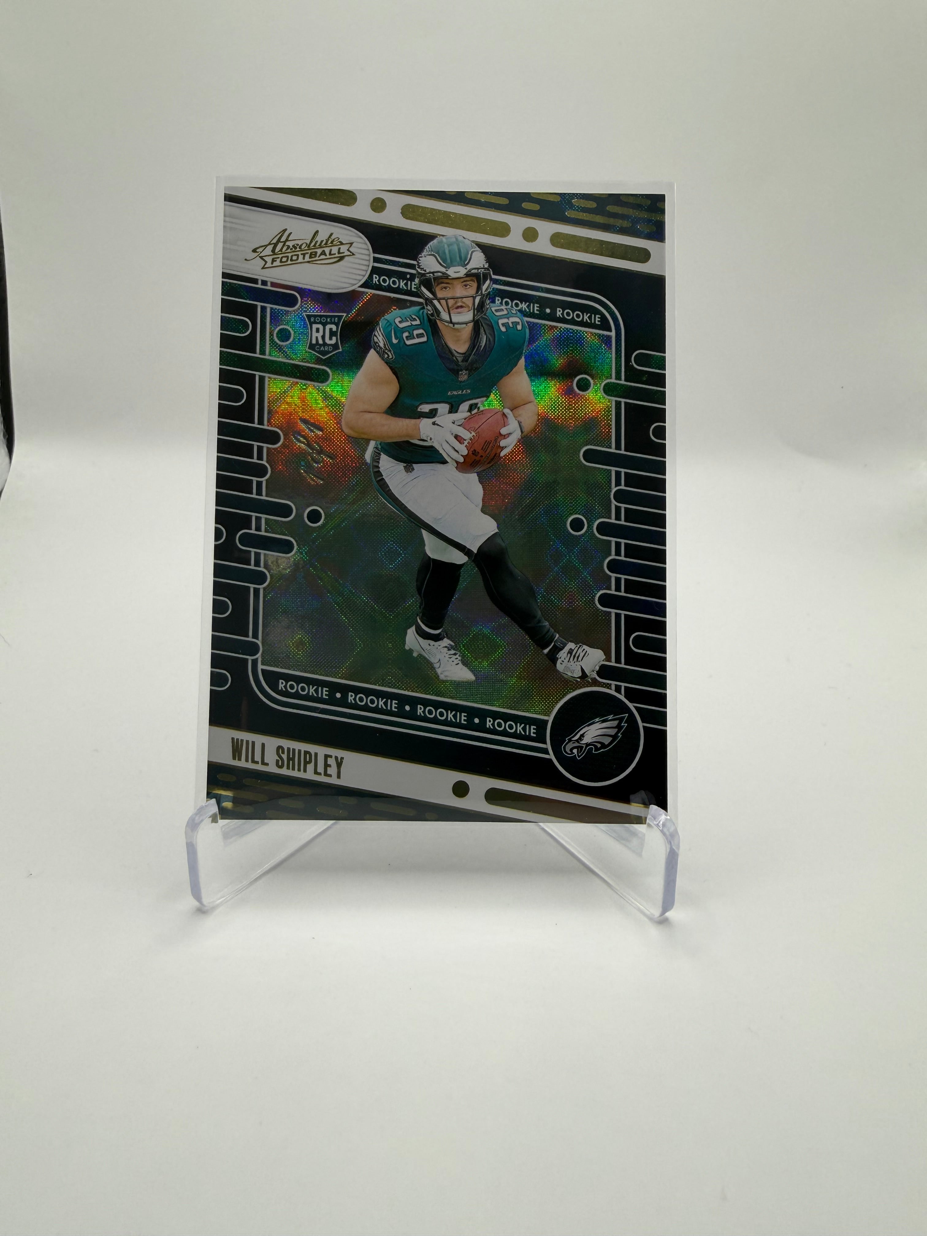 2024 Panini Absolute Football Will Shipley Rookie Black 1 of 1 #187