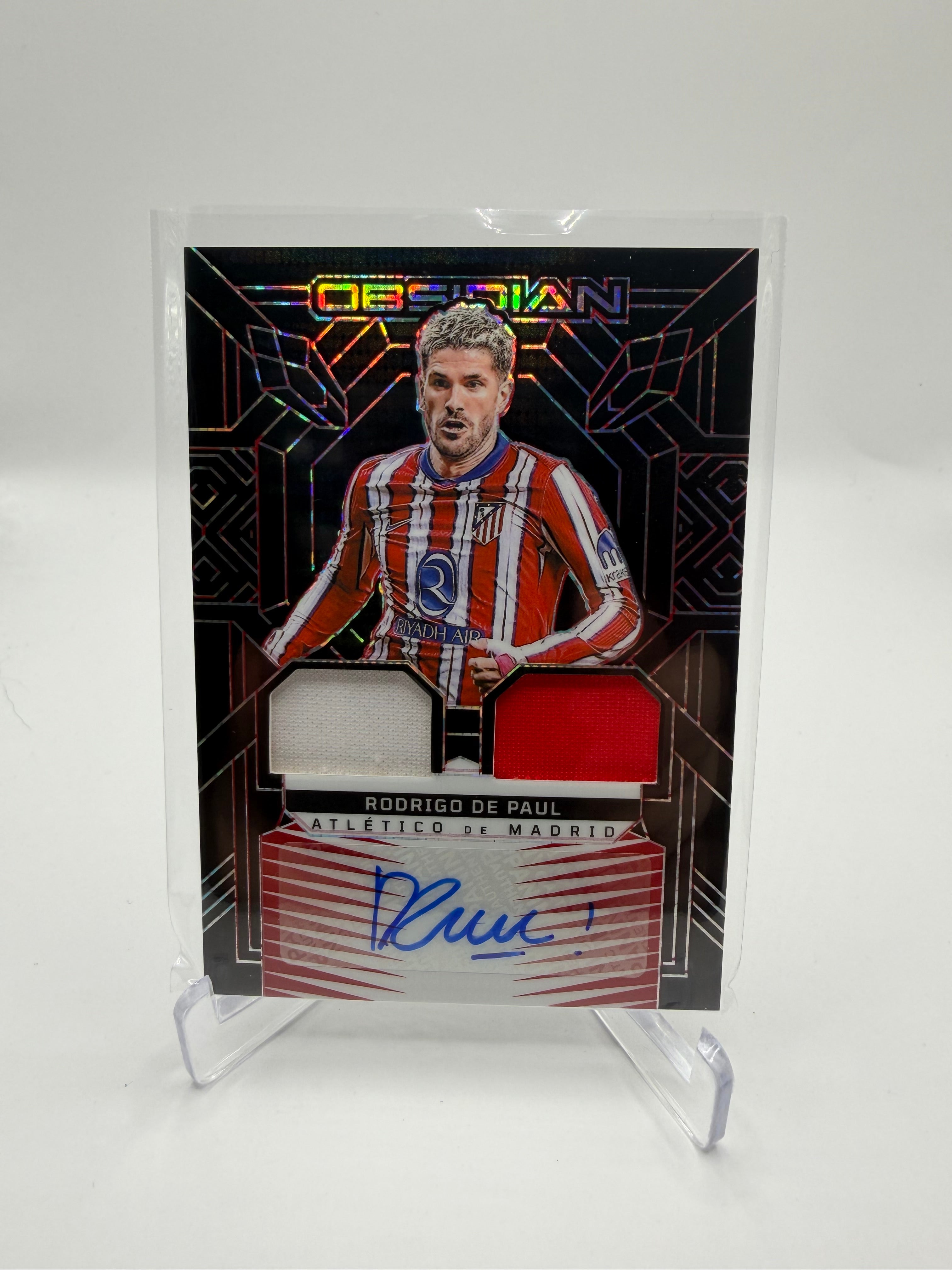 2024-25 Panini Obsidian Soccer Rodrigo De Paul Dual Jersey Autographs /99 #DJ-RDP