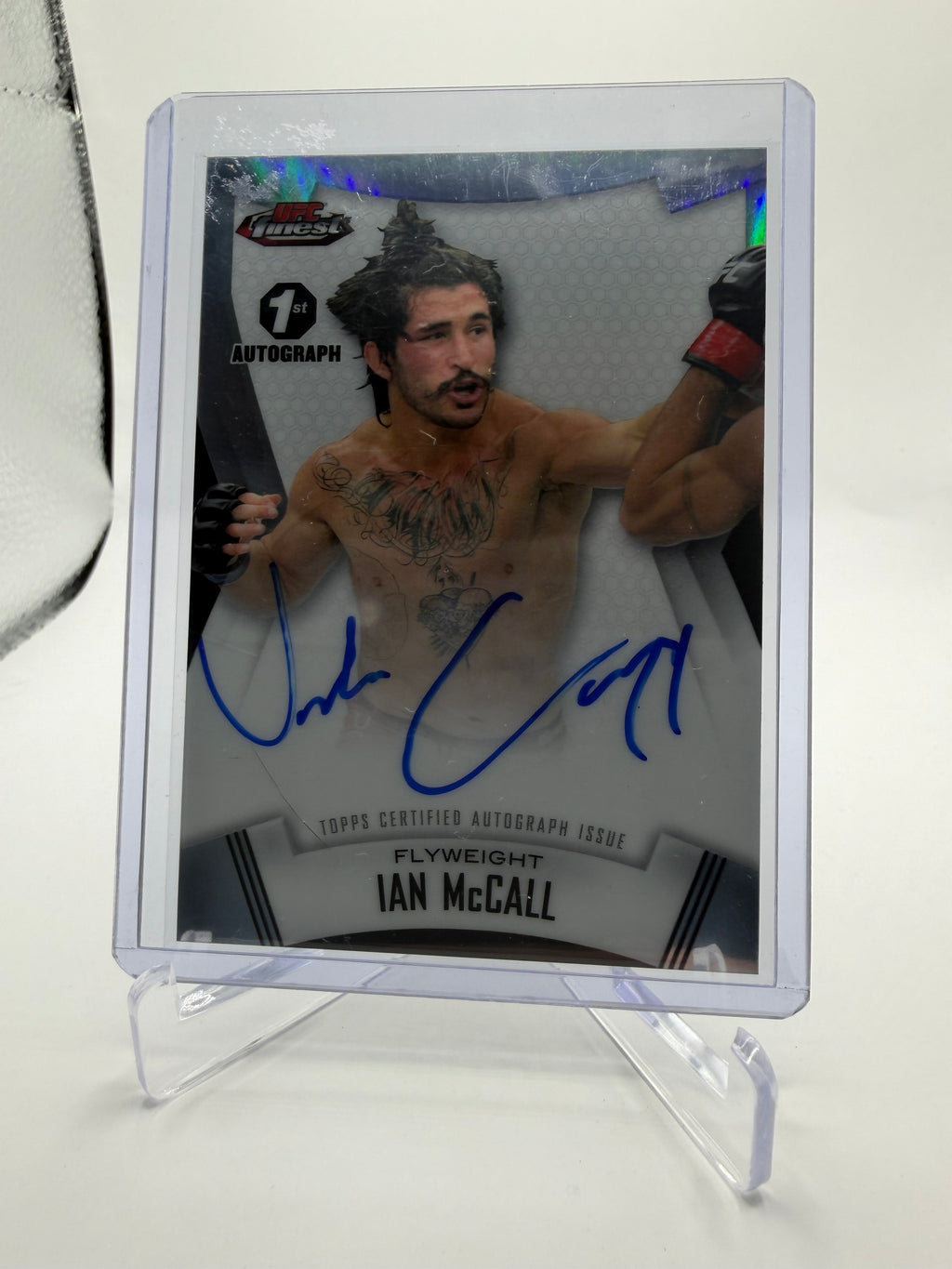 2012 Topps UFC Finest Ian McCall Finest Fighters Autograph #A-IM