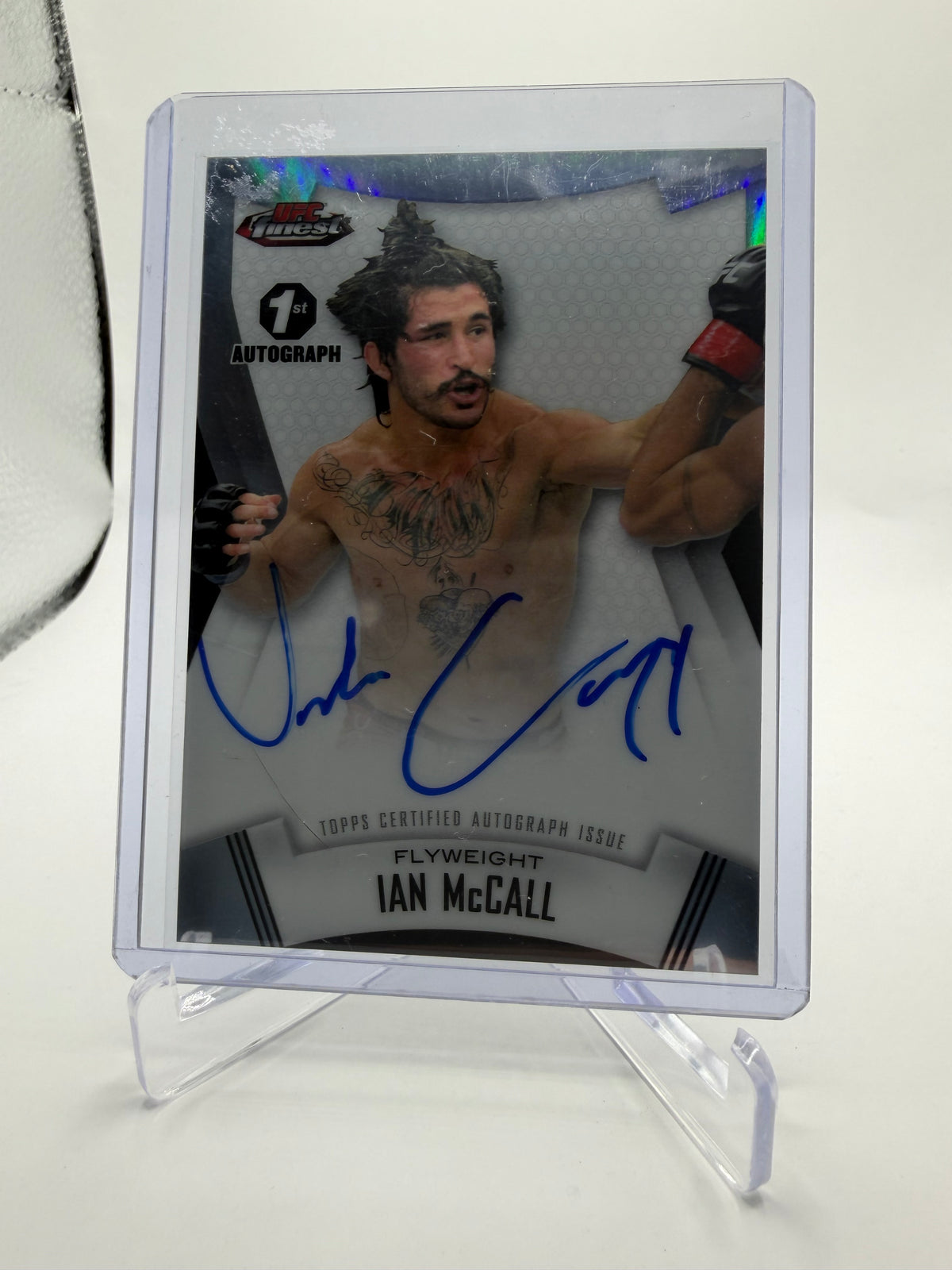 2012 Topps UFC Finest Ian McCall Finest Fighters Autograph #A-IM