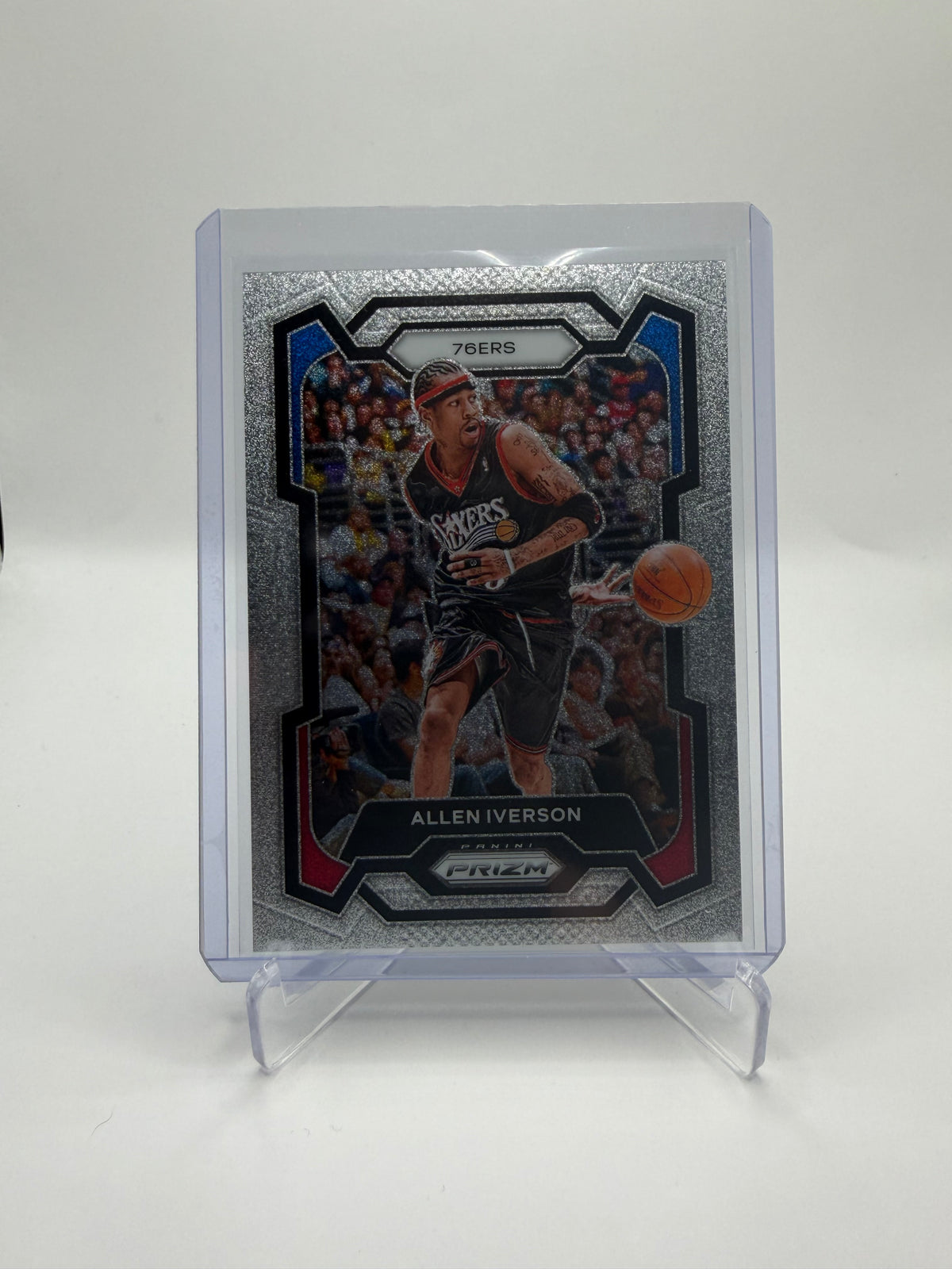 2023-24 Panini Prizm Basketball Allen Iverson Glitter SSP #184
