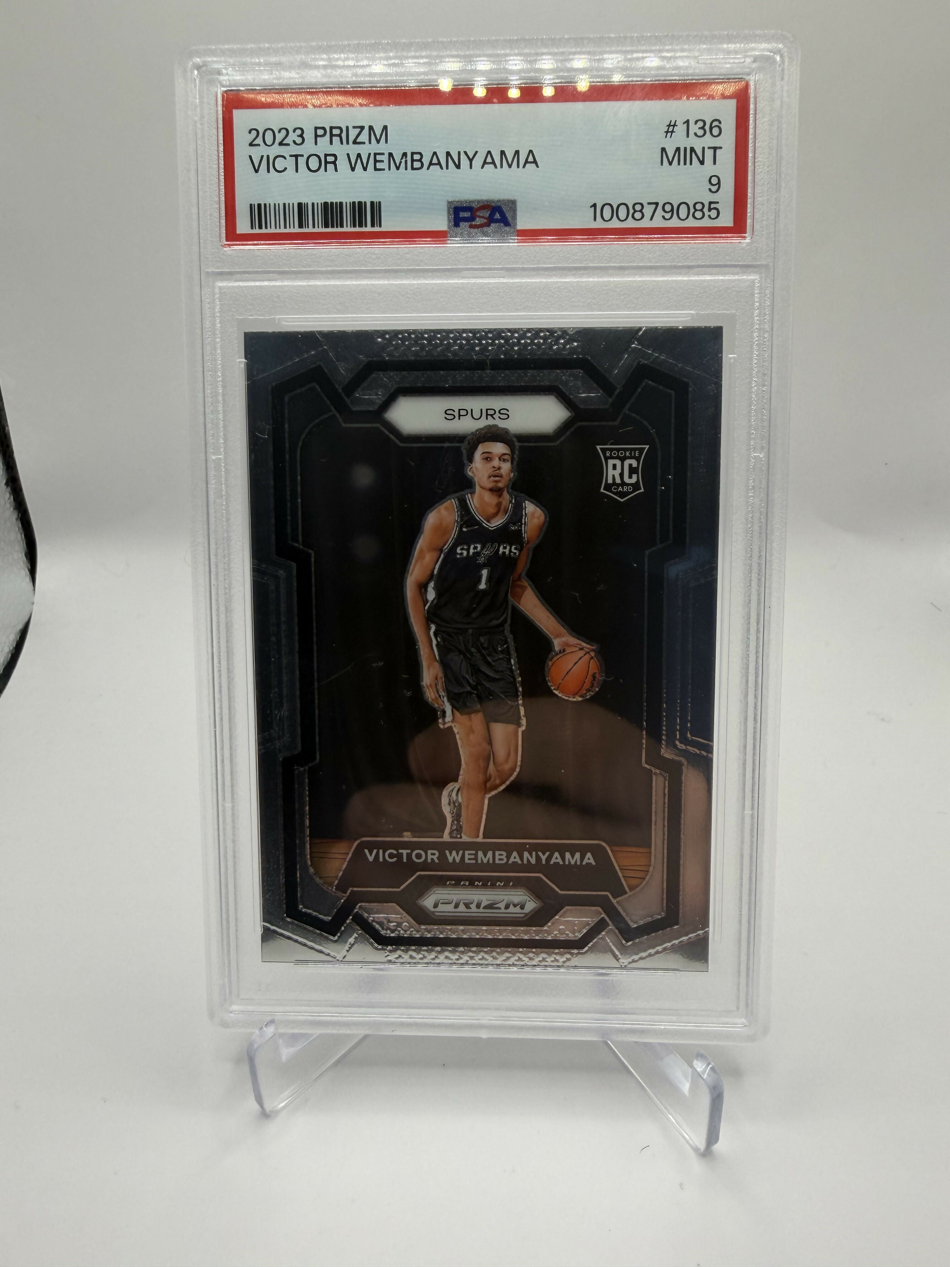 2023 Victor Wembanyama Prizm Base Rookie PSA 9