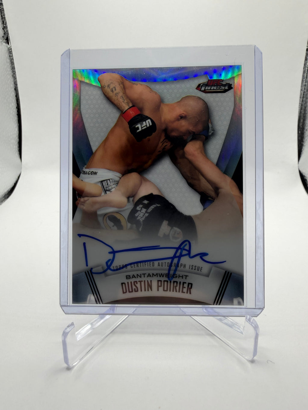 2012 Topps UFC Finest Finest Fighters Autographs Dustin Poirier #A-DP