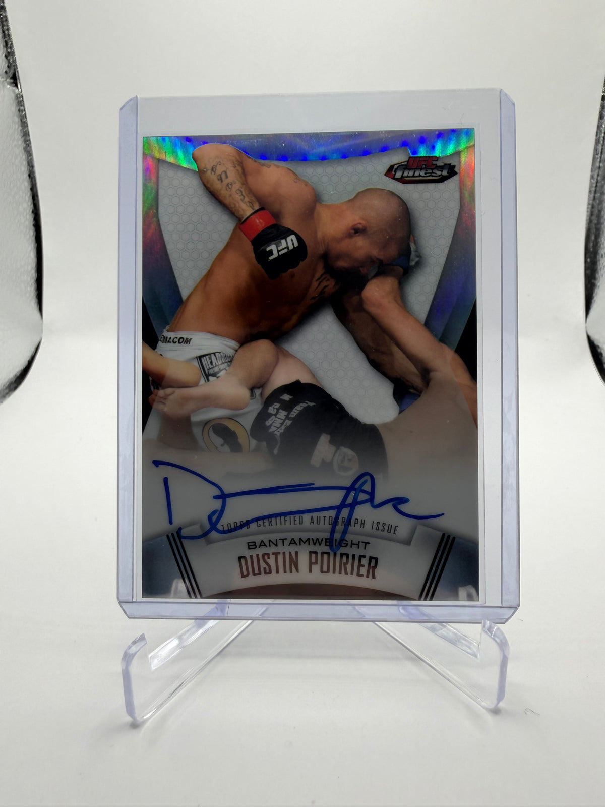 2012 Topps UFC Finest Finest Fighters Autographs Dustin Poirier #A-DP
