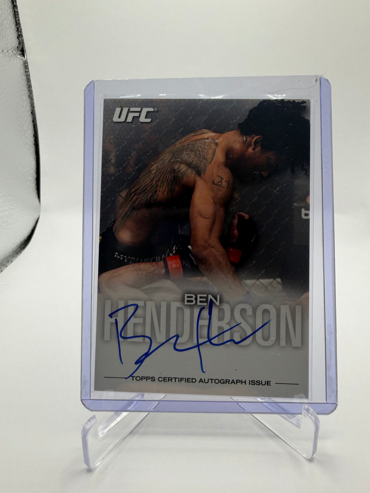 2012 Topps UFC Knockout Ben Henderson Auto #FA-BH /159